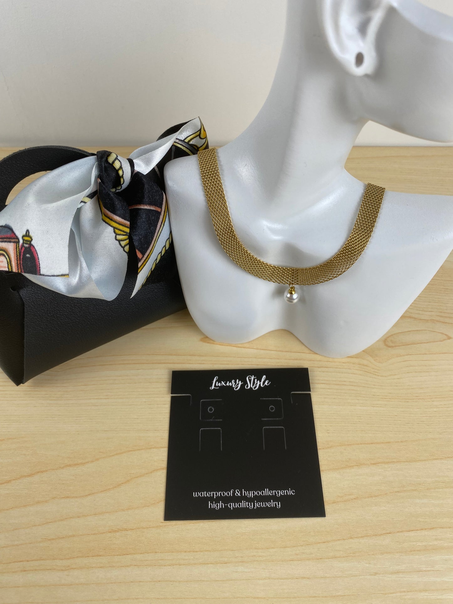 Necklace gold-plated 91582