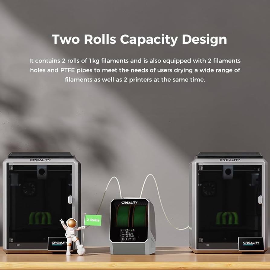 Creality filament dryer. 3d printer.