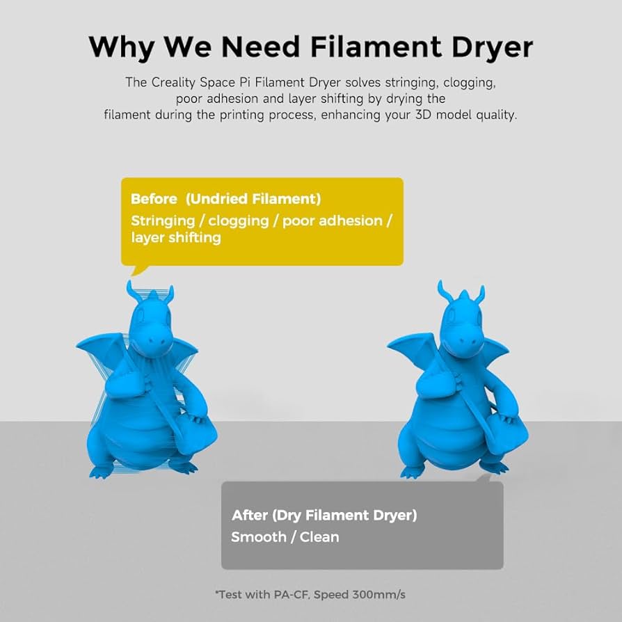 Creality filament dryer. 3d printer.