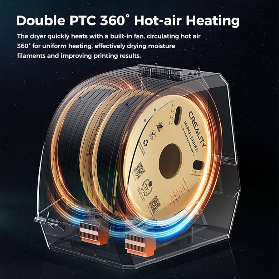 Creality filament dryer. 3d printer.