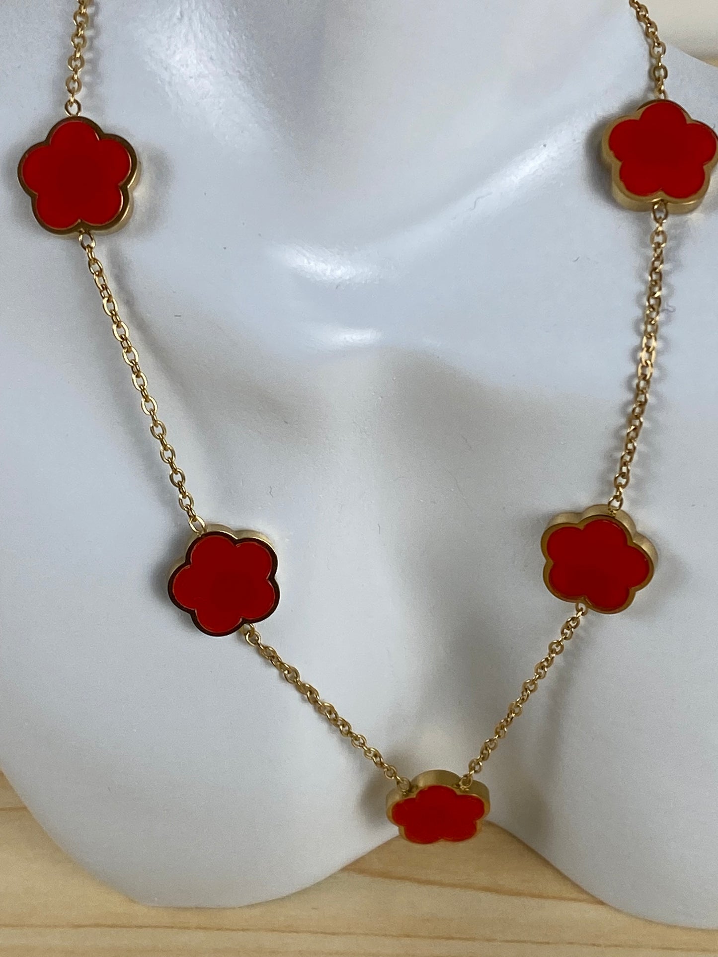 Necklace gold plated 89549