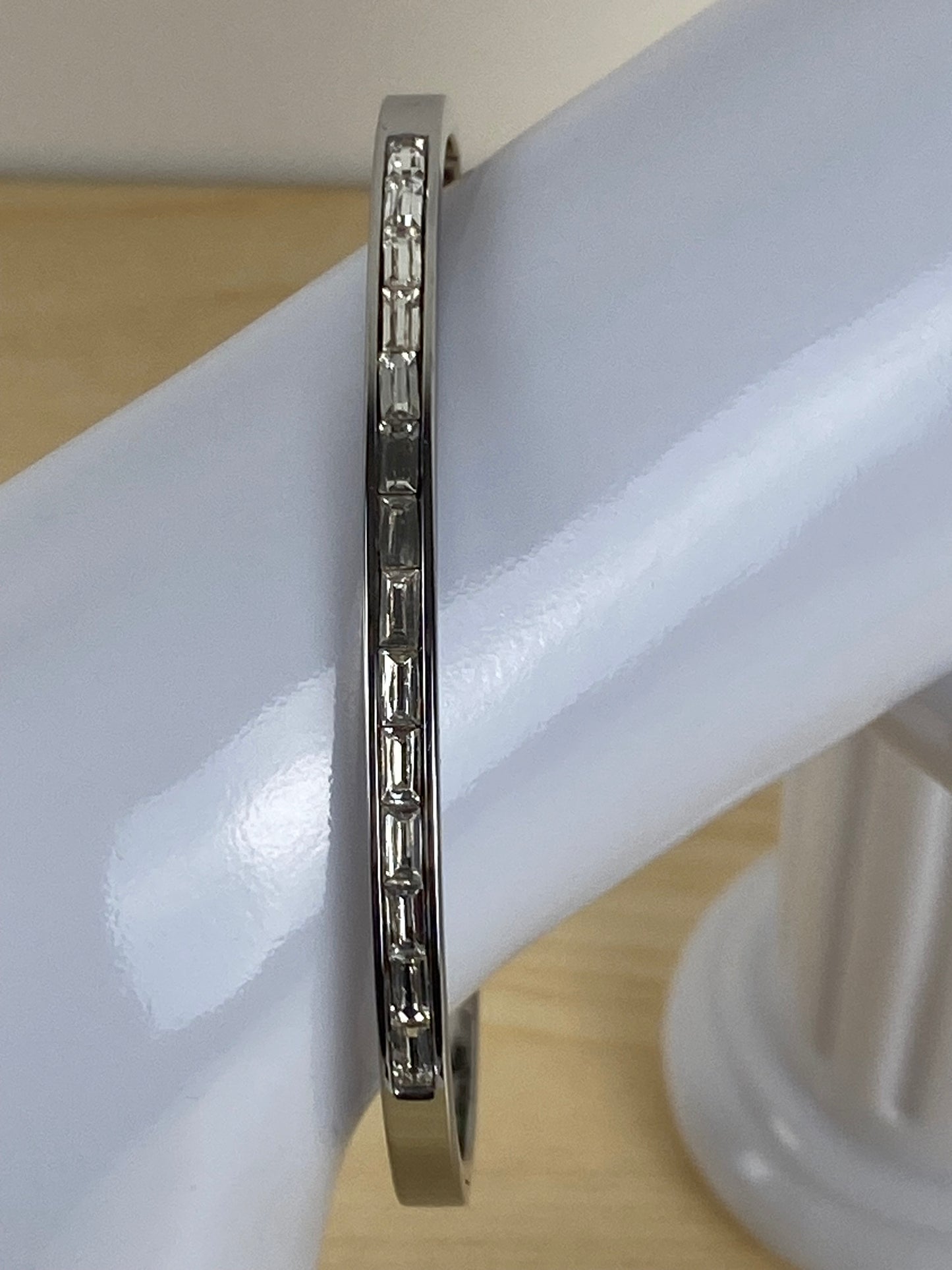 Bracelet stainless steel, cubic z, 89882
