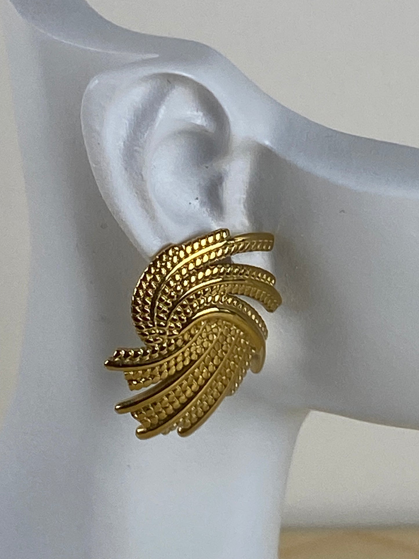Earrings gold plated 89601