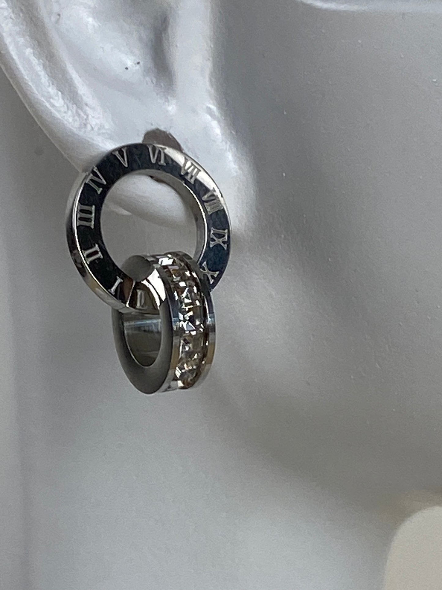 Earrings stainless steel 89653