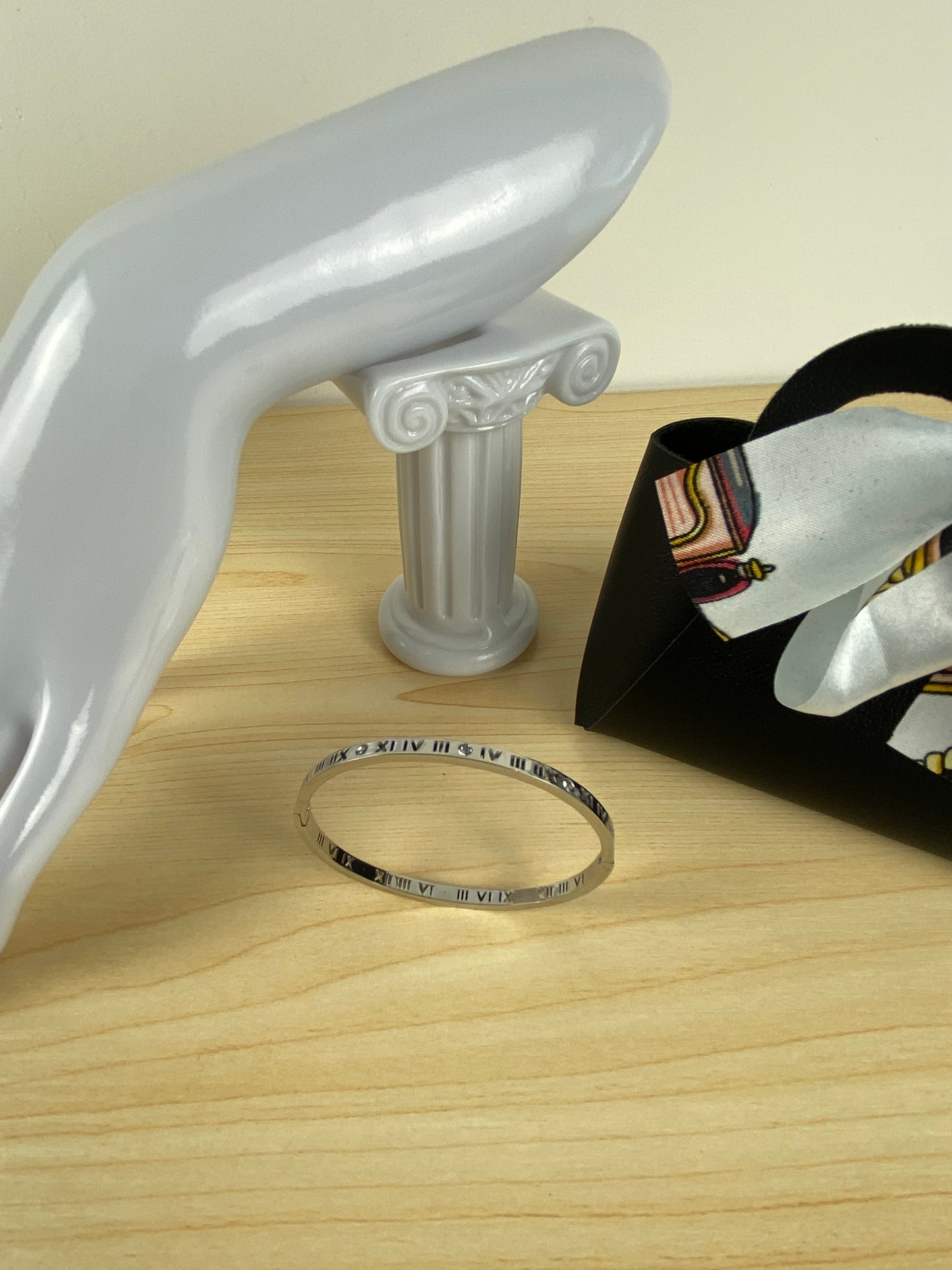 Bracelet stainless steel, cubic z, 89647