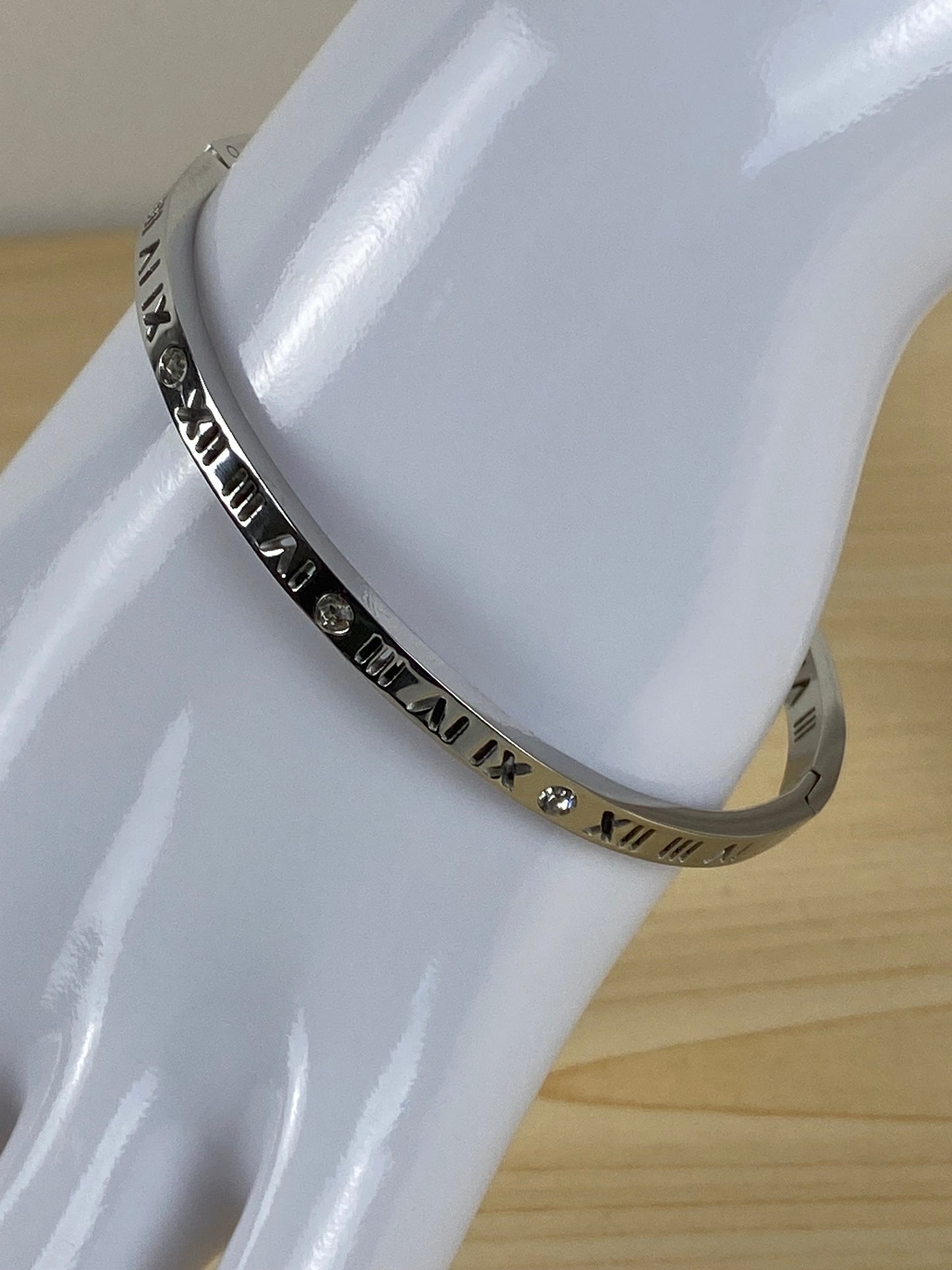 Bracelet stainless steel, cubic z, 89647