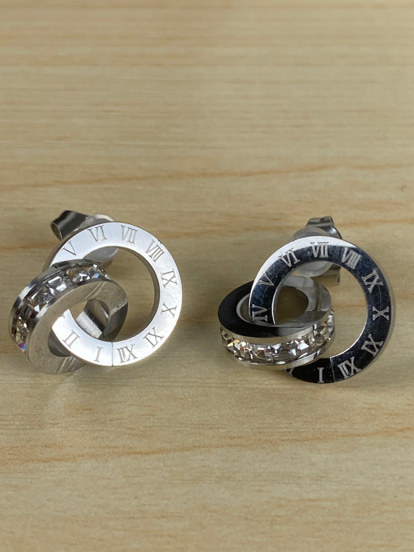 Earrings stainless steel 89653