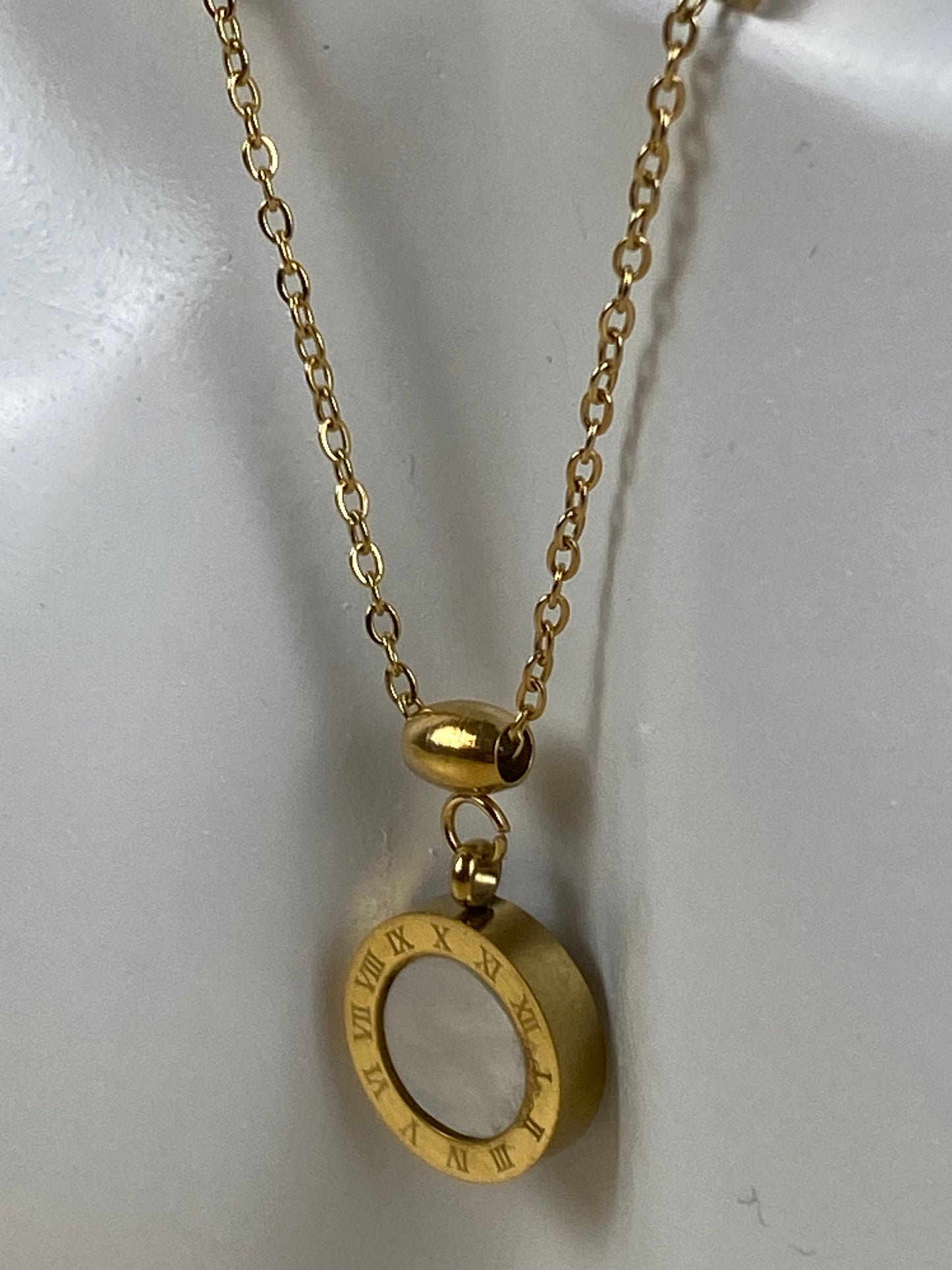 Necklace gold plated 89840
