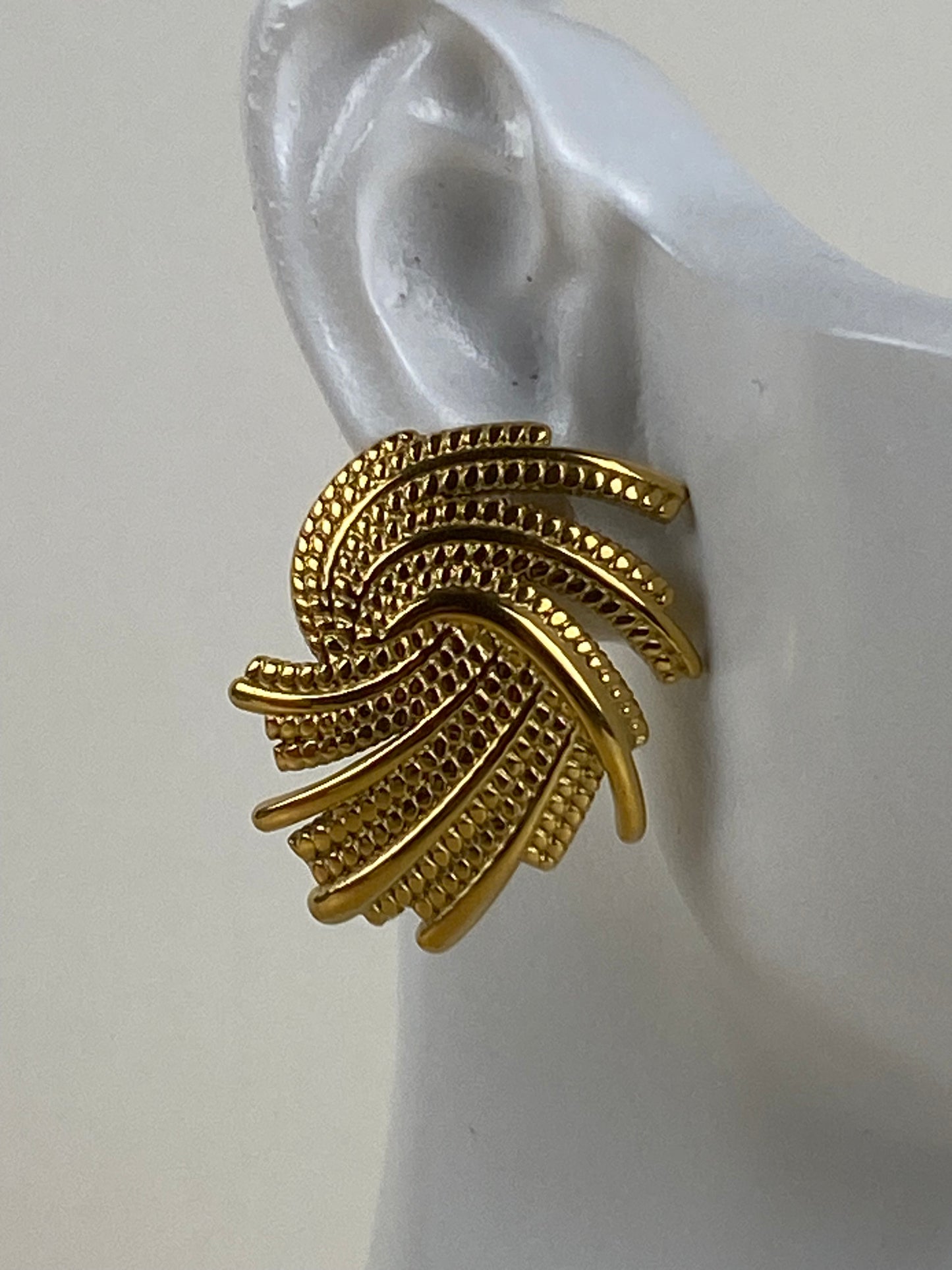 Earrings gold plated 89601