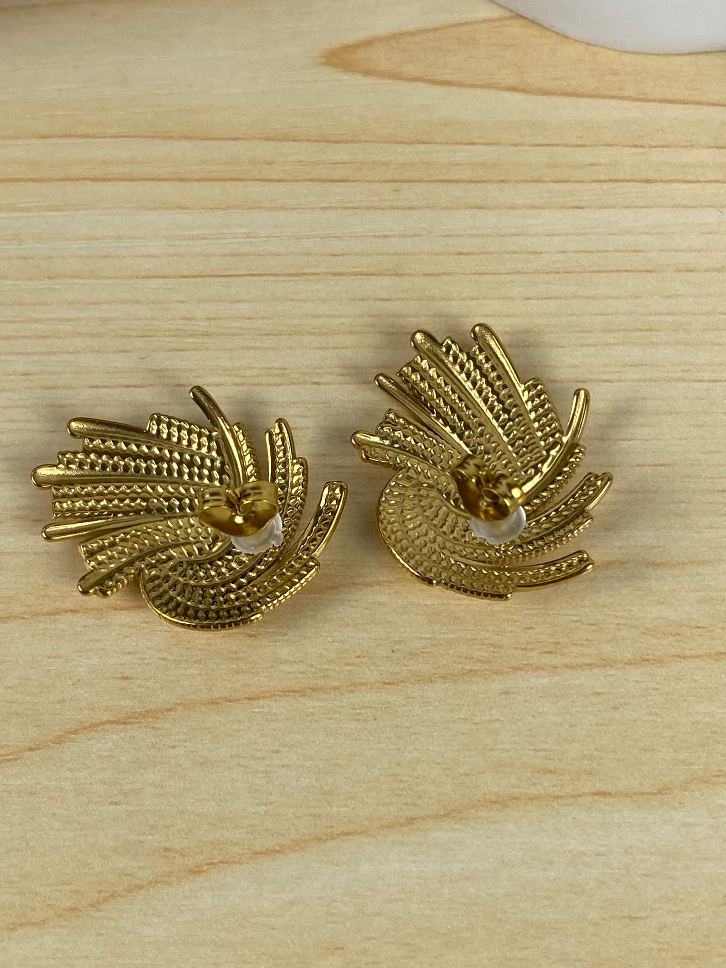Earrings gold plated 89601