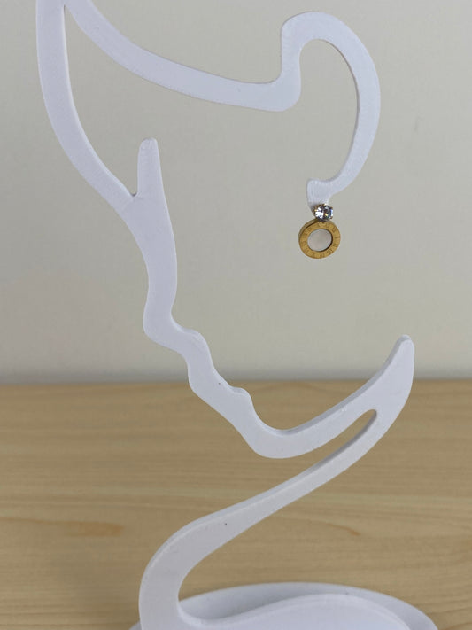 Earrings gold-plated 90348
