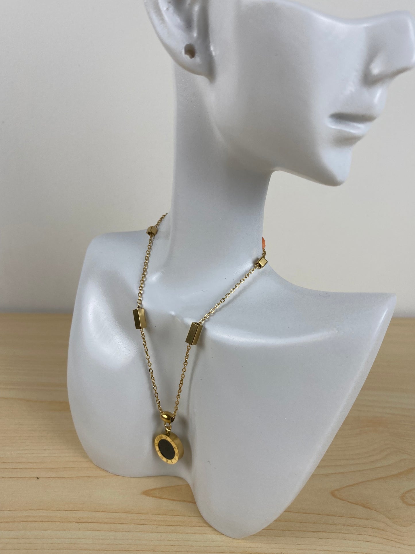 Necklace gold plated 89840