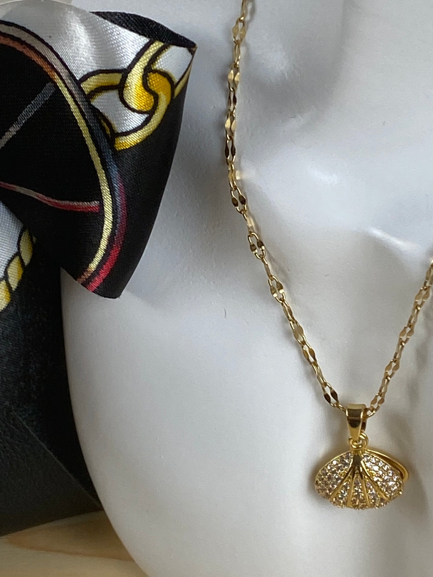Necklace gold-plated 90373