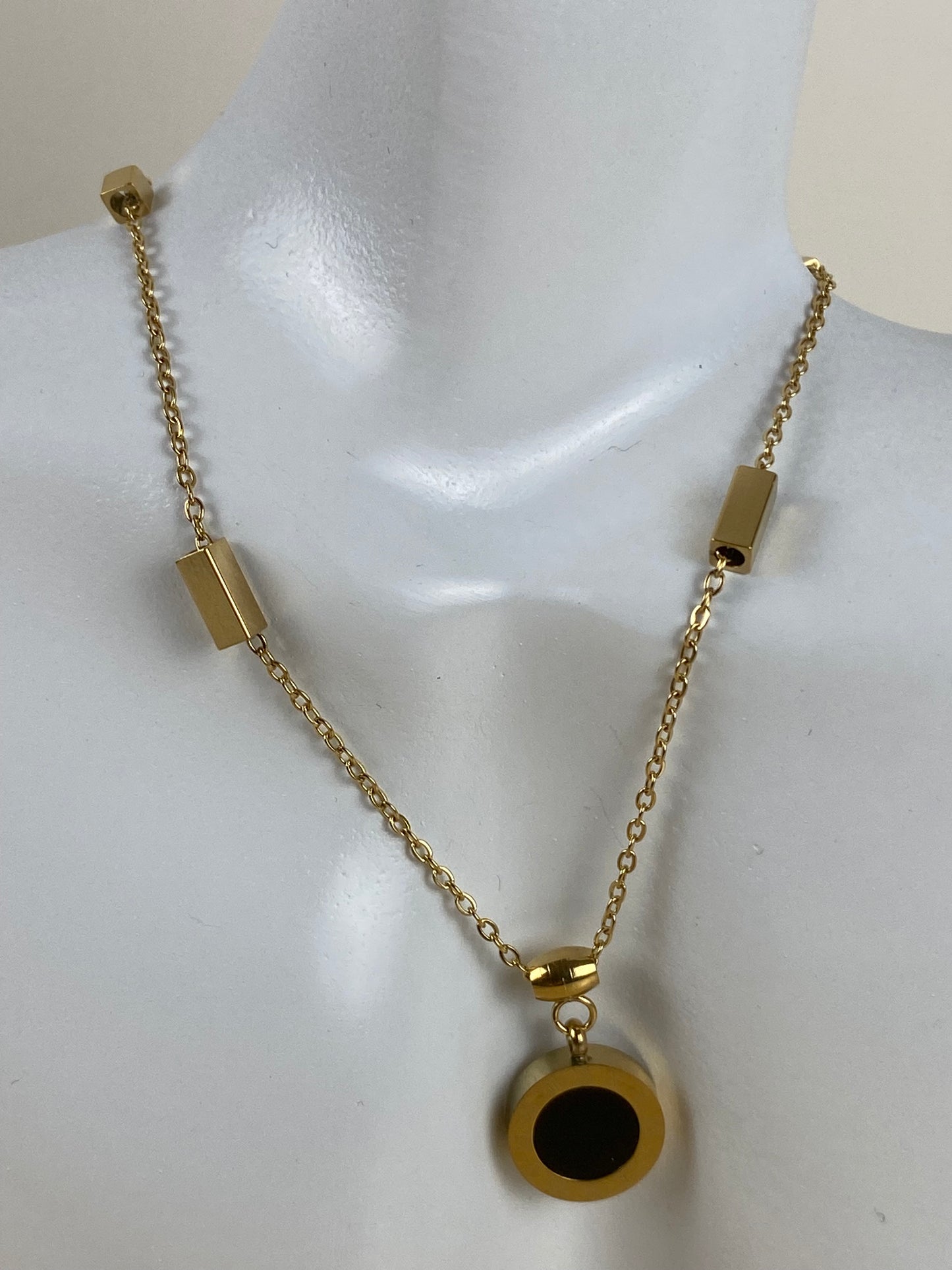 Necklace gold plated 89840