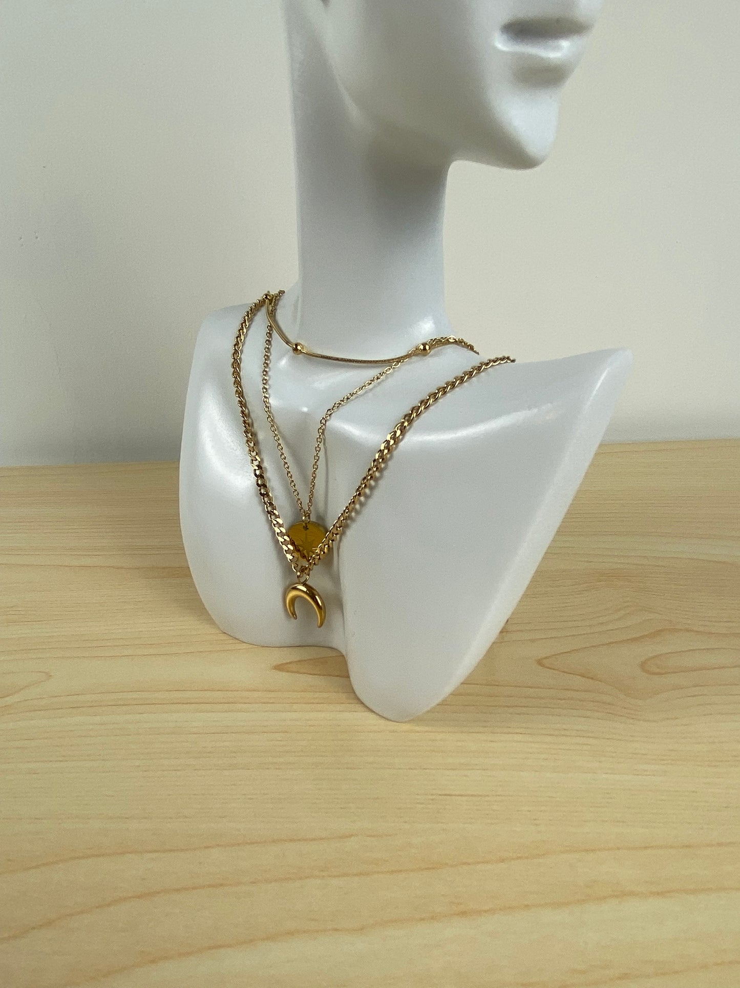 Mecklace gold-plated 90680