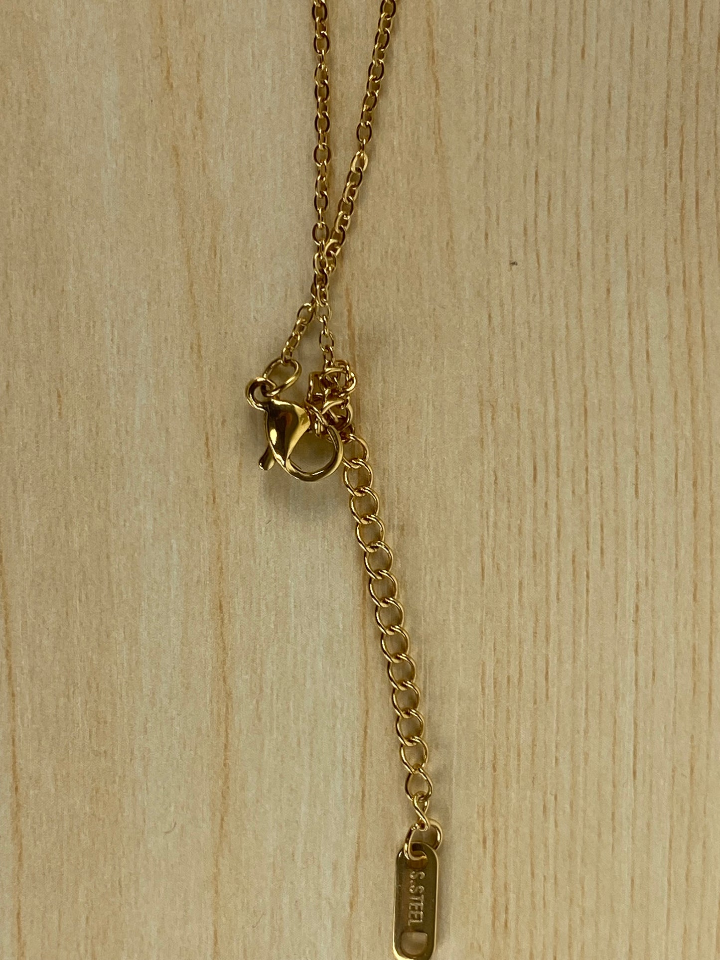 Necklace gold plated 89549