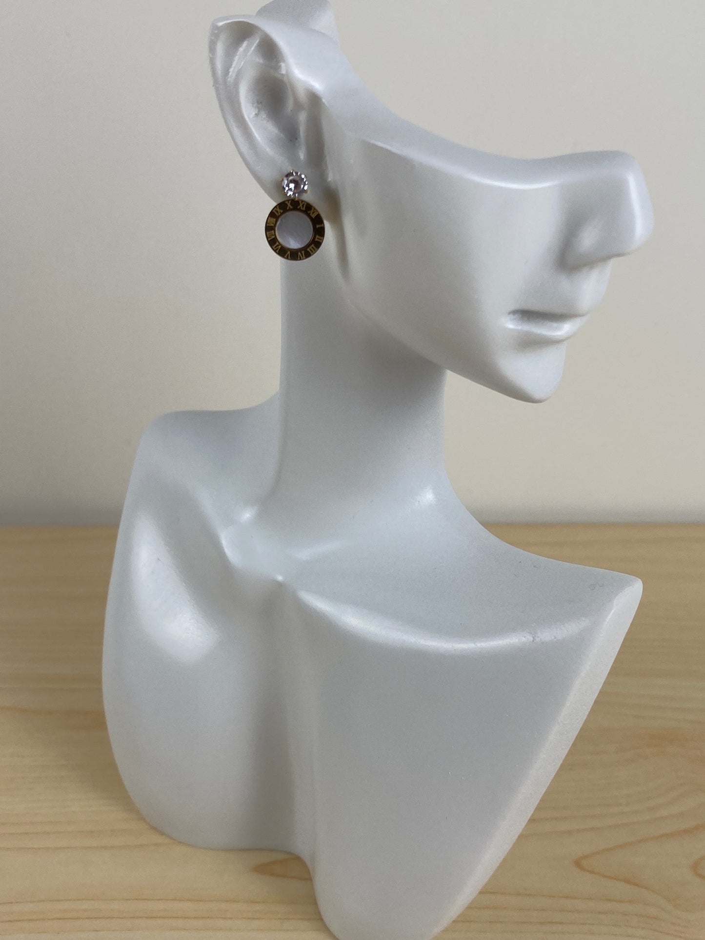 Earrings gold-plated 90348