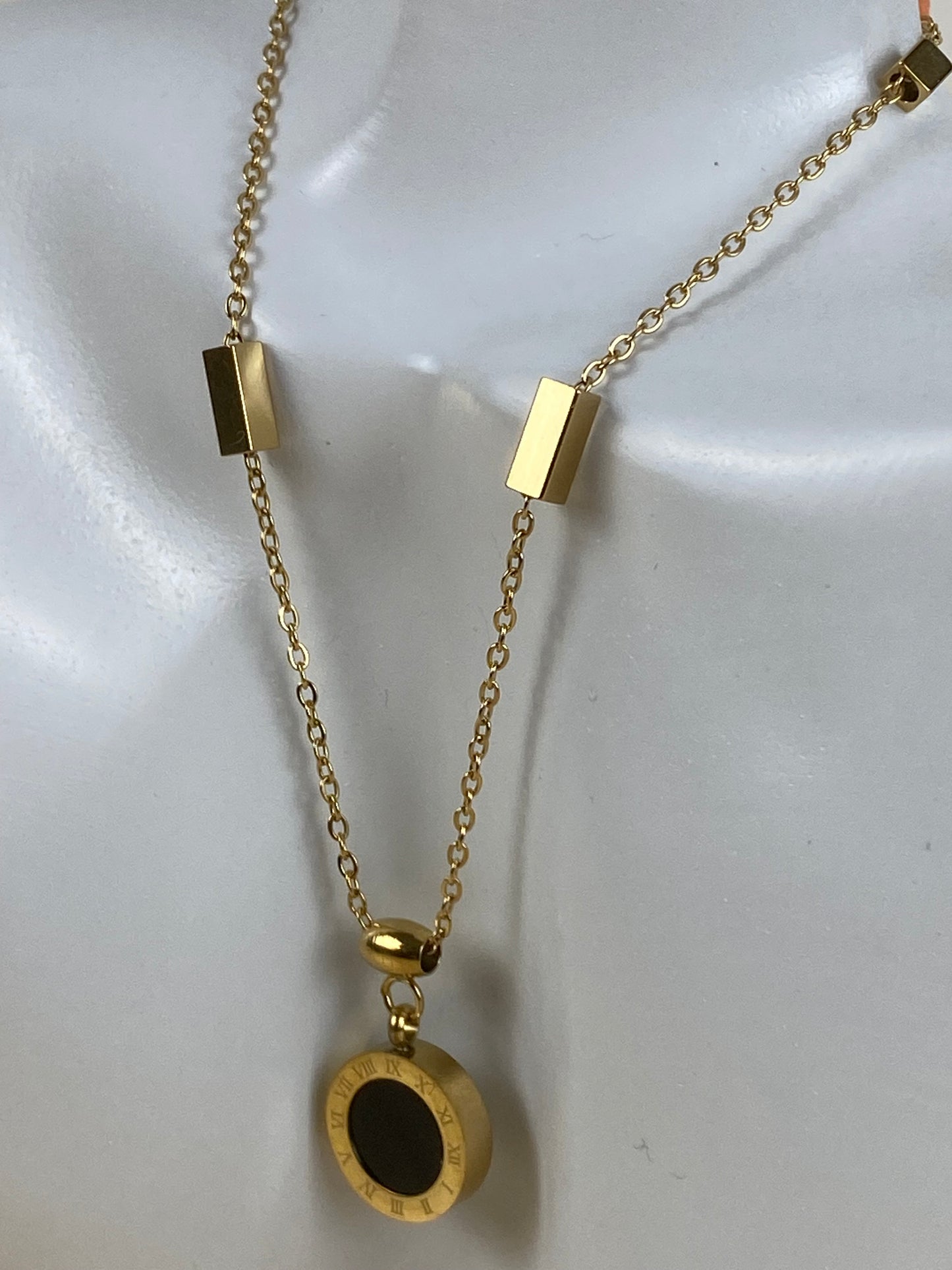 Necklace gold plated 89840