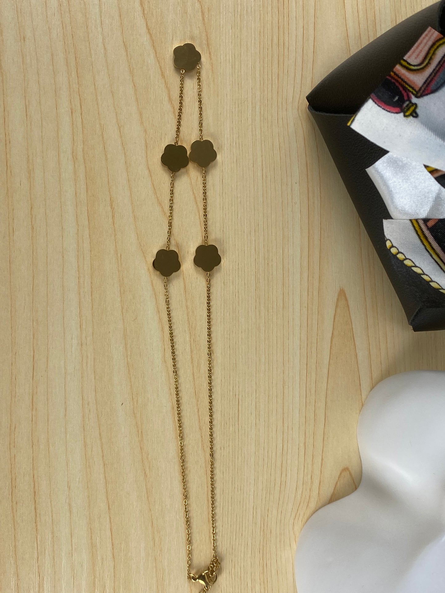 Necklace gold plated 89549