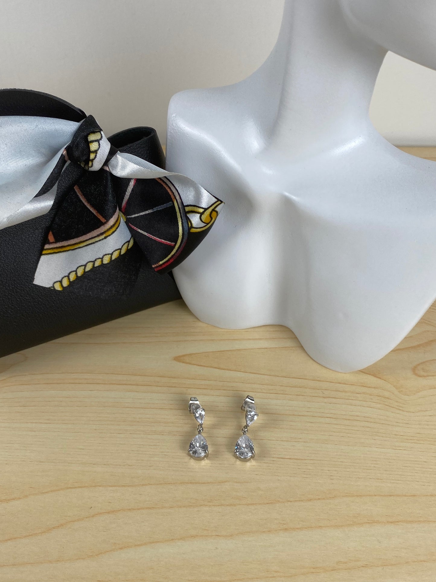 Earrings stainless steel 90026