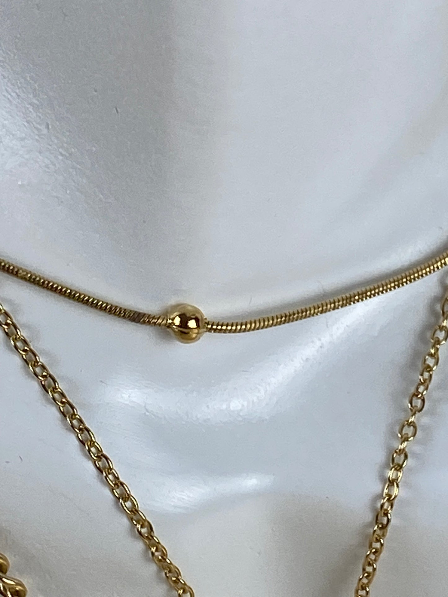 Mecklace gold-plated 90680
