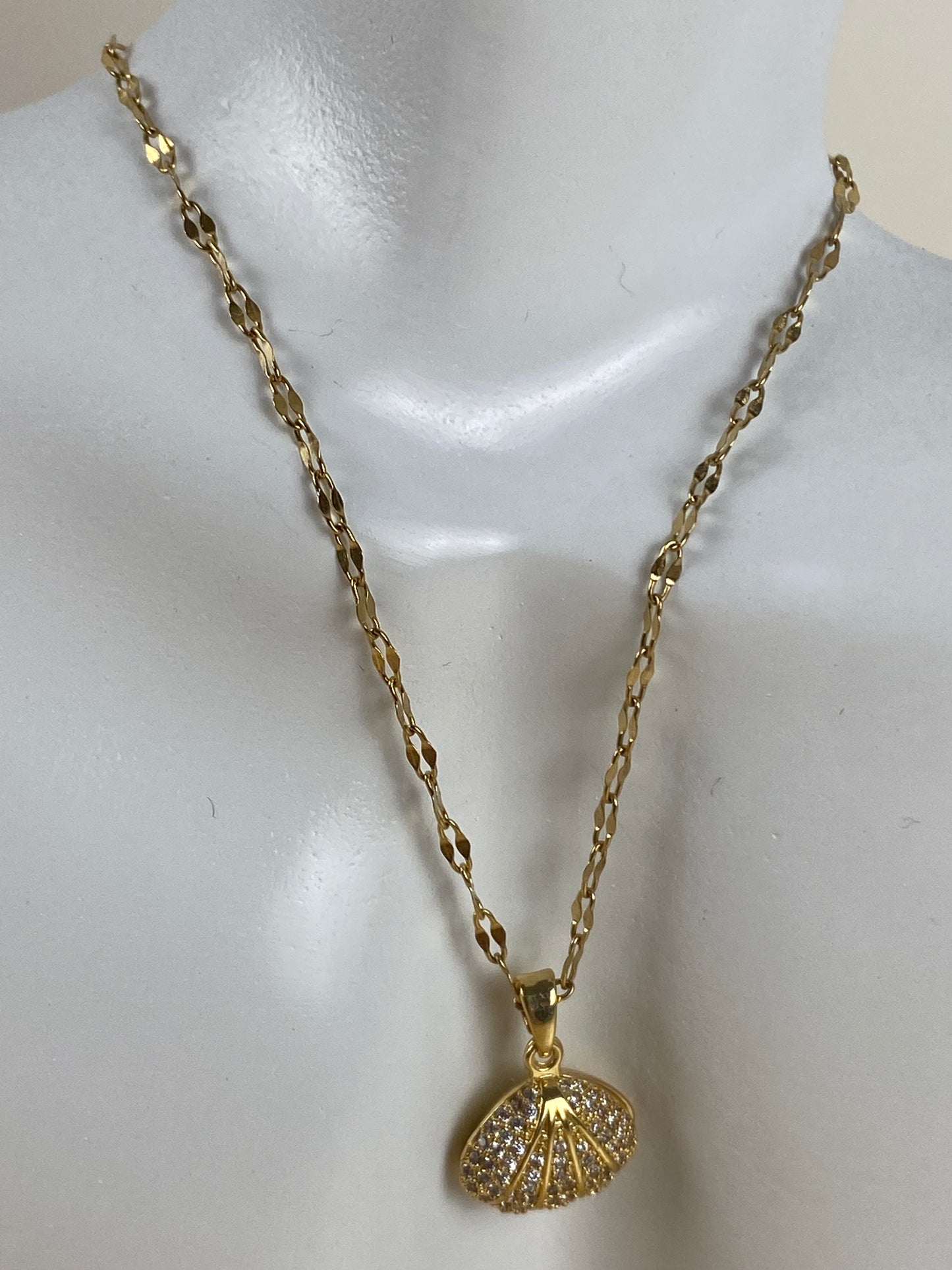Necklace gold-plated 90373