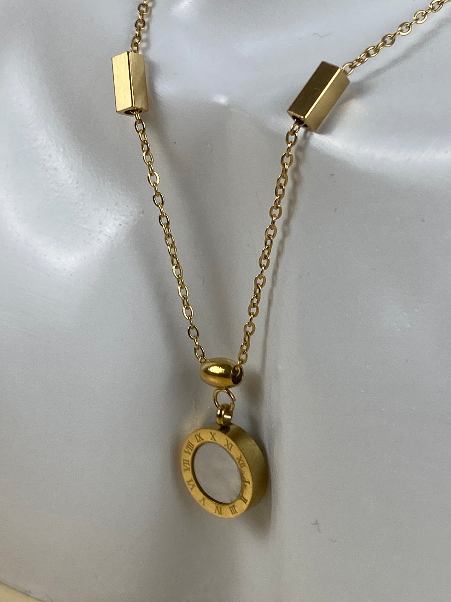 Necklace gold plated 89840