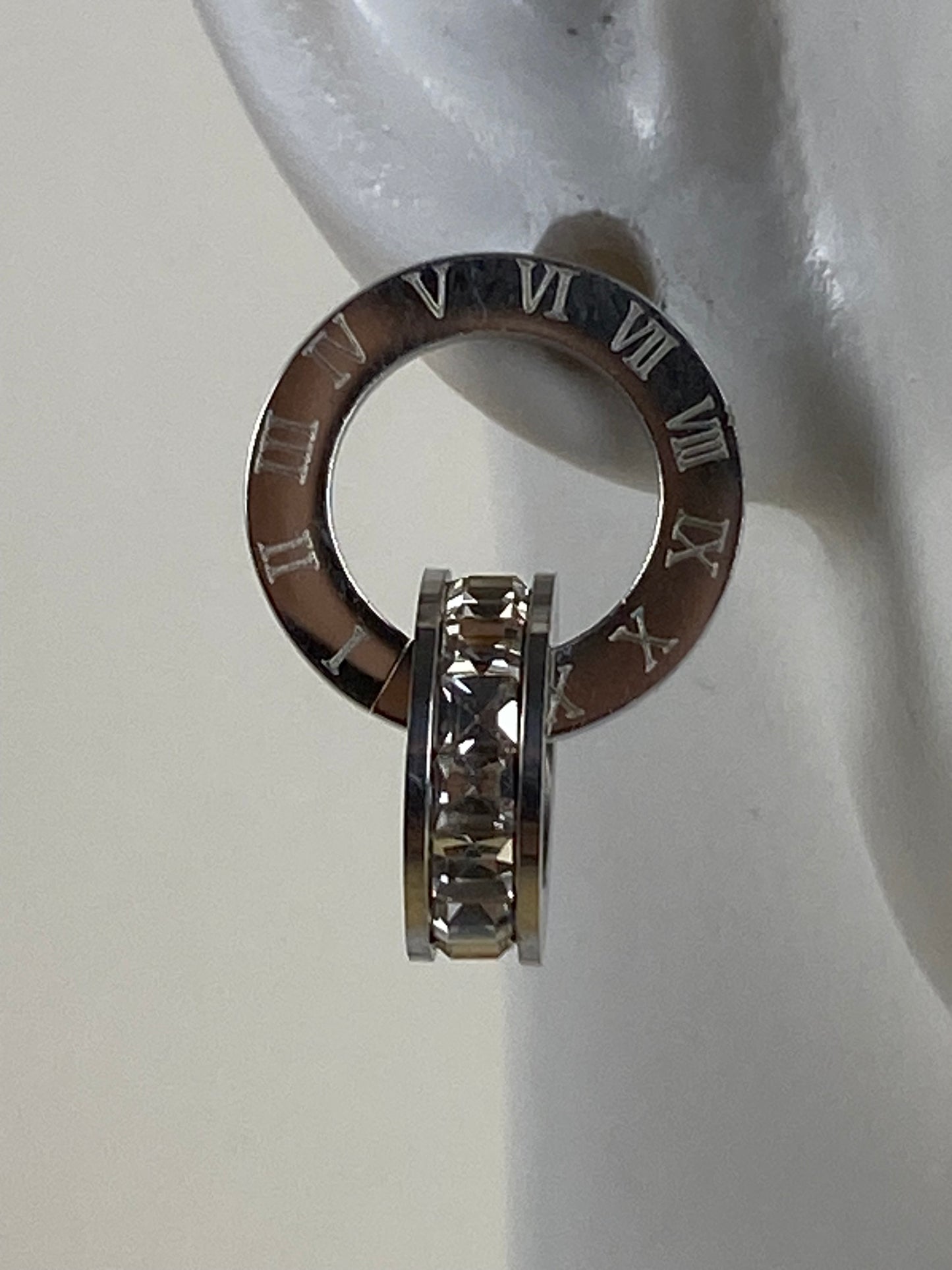 Earrings stainless steel 89653
