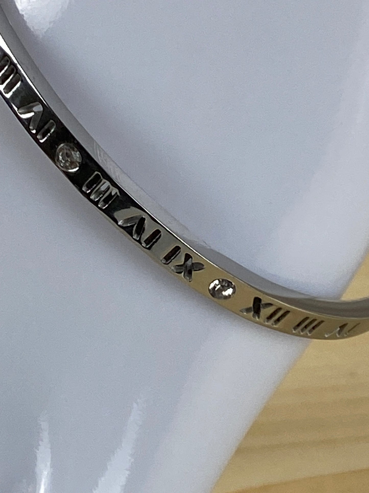 Bracelet stainless steel, cubic z, 89647