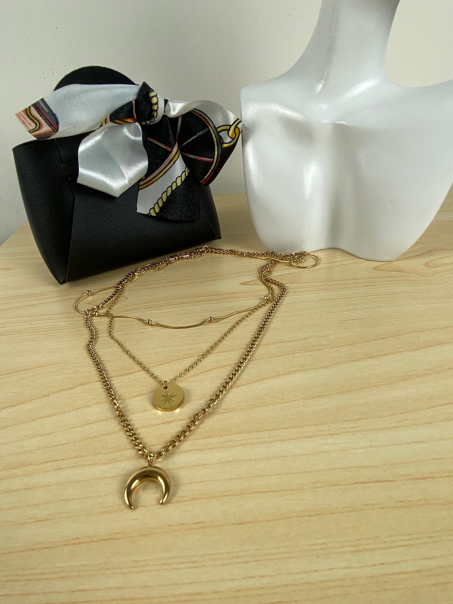Mecklace gold-plated 90680