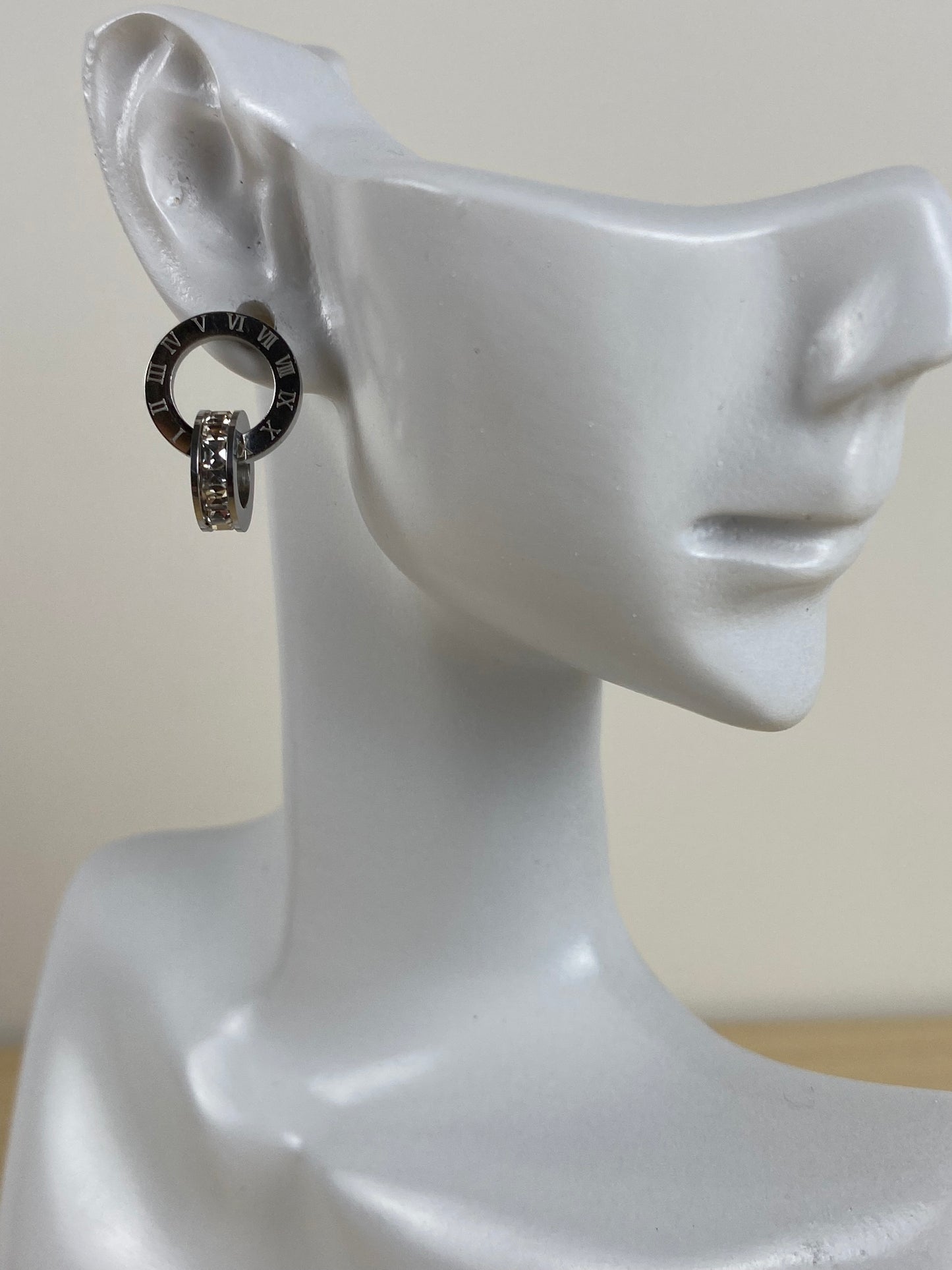 Earrings stainless steel 89653