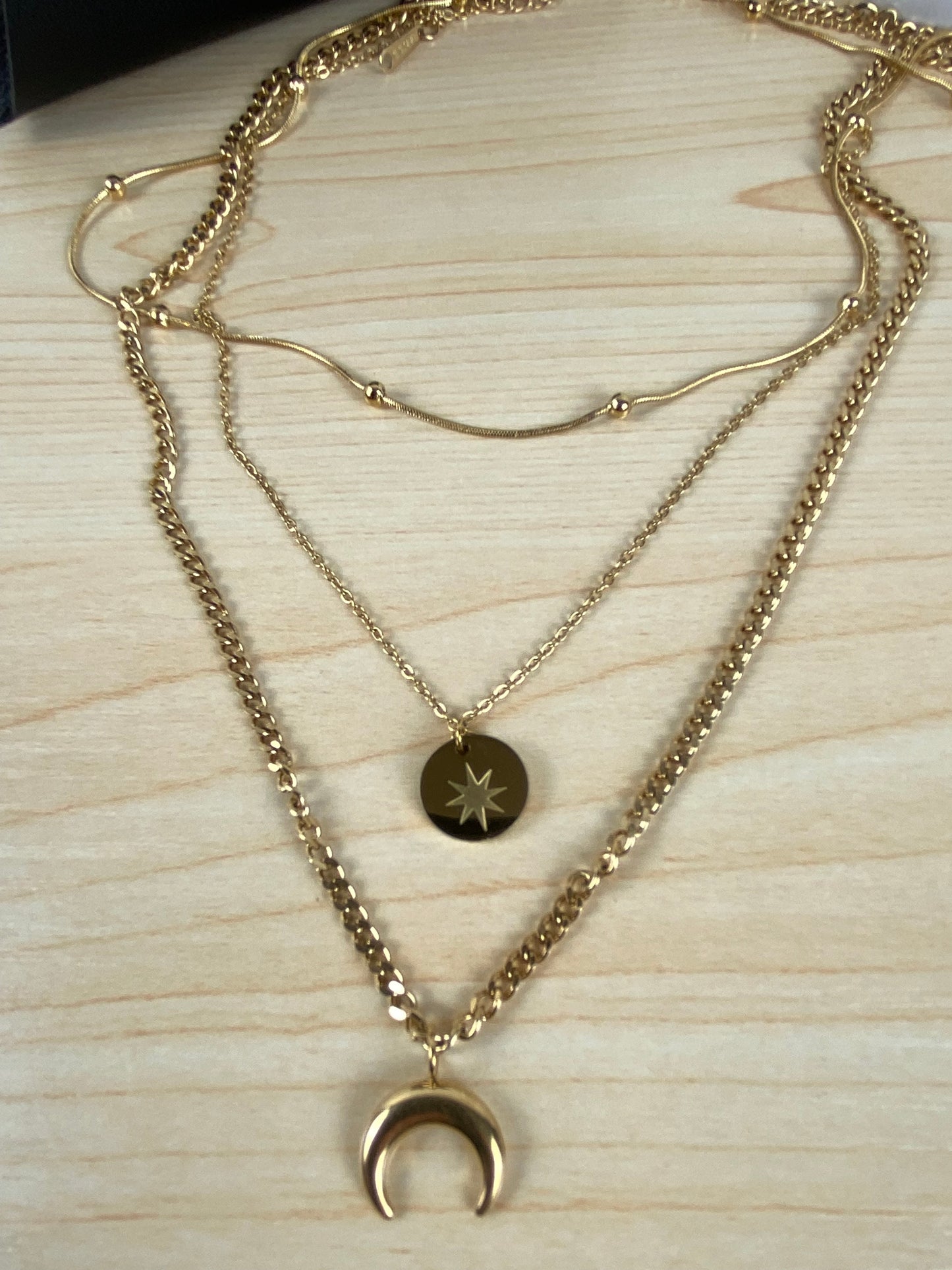 Mecklace gold-plated 90680