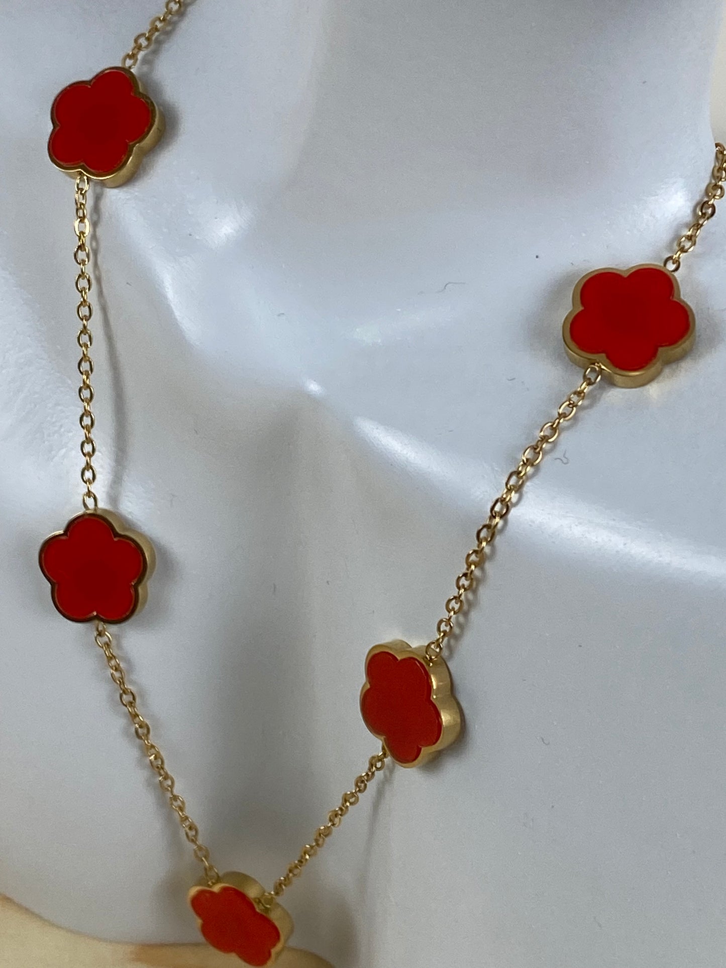 Necklace gold plated 89549