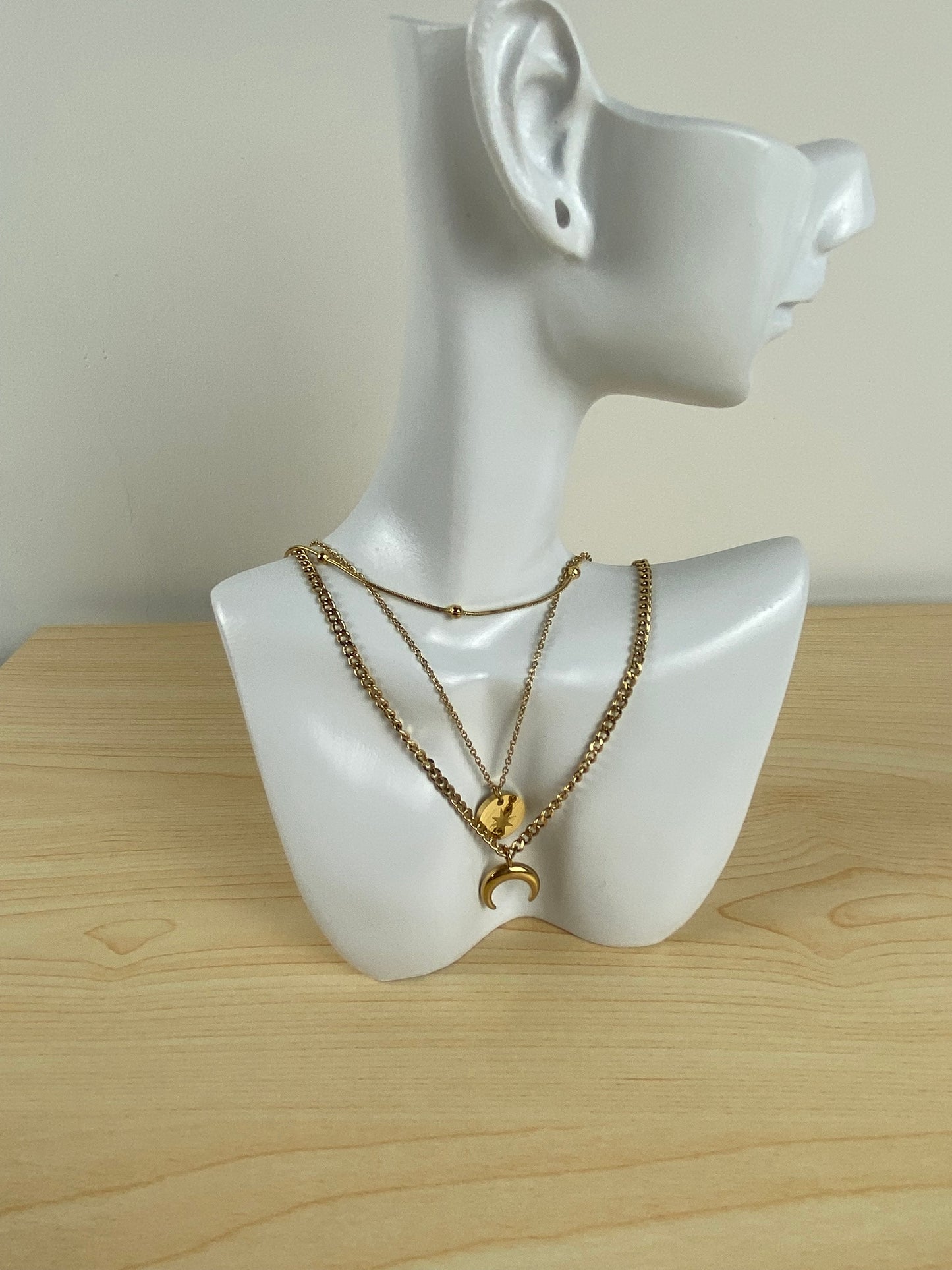 Mecklace gold-plated 90680