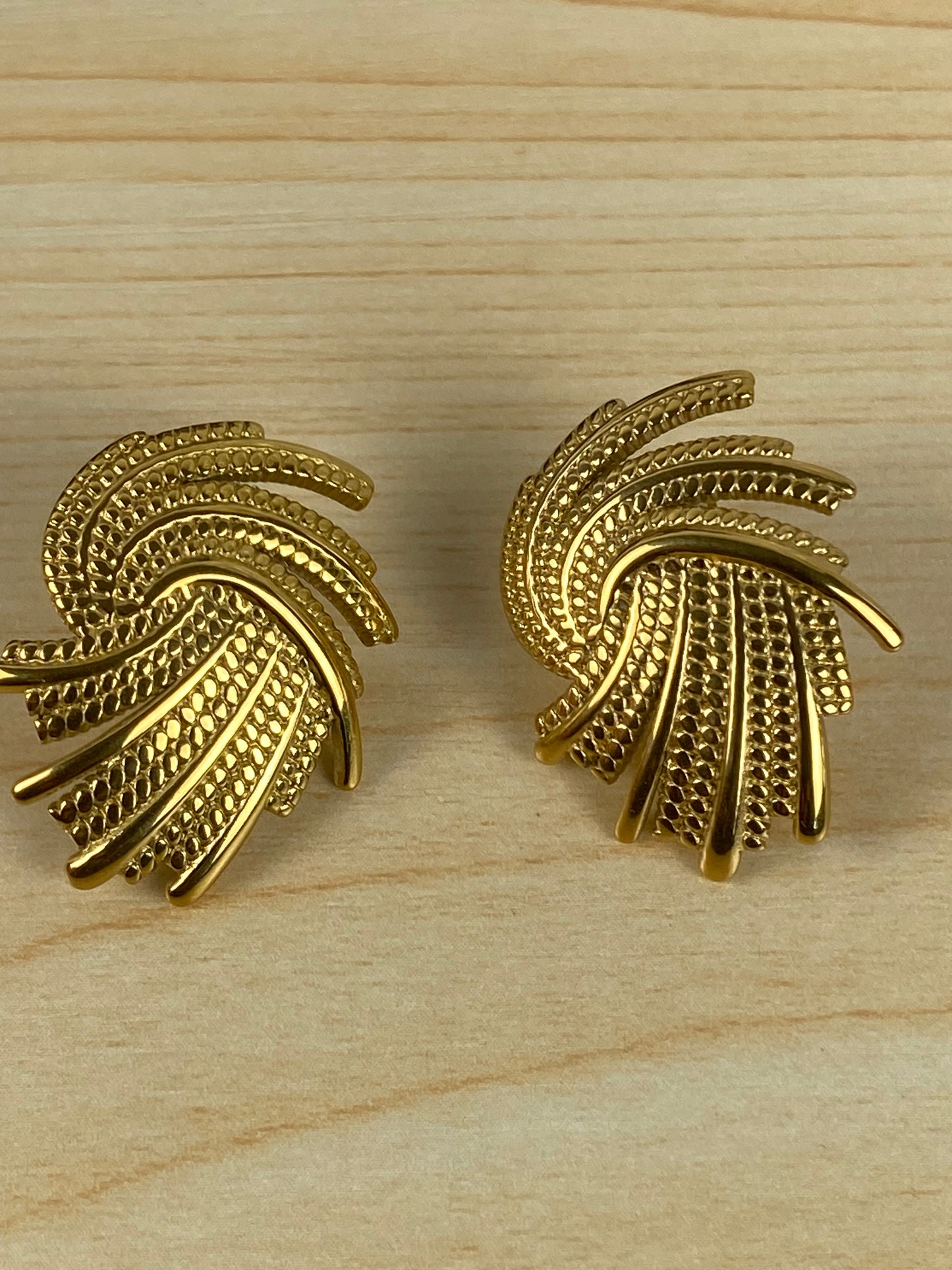 Earrings gold plated 89601