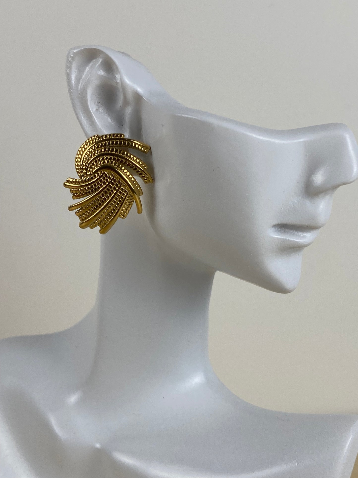 Earrings gold plated 89601