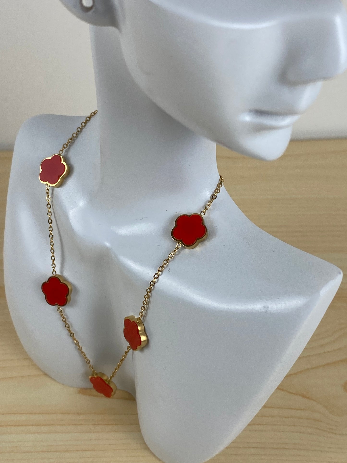 Necklace gold plated 89549