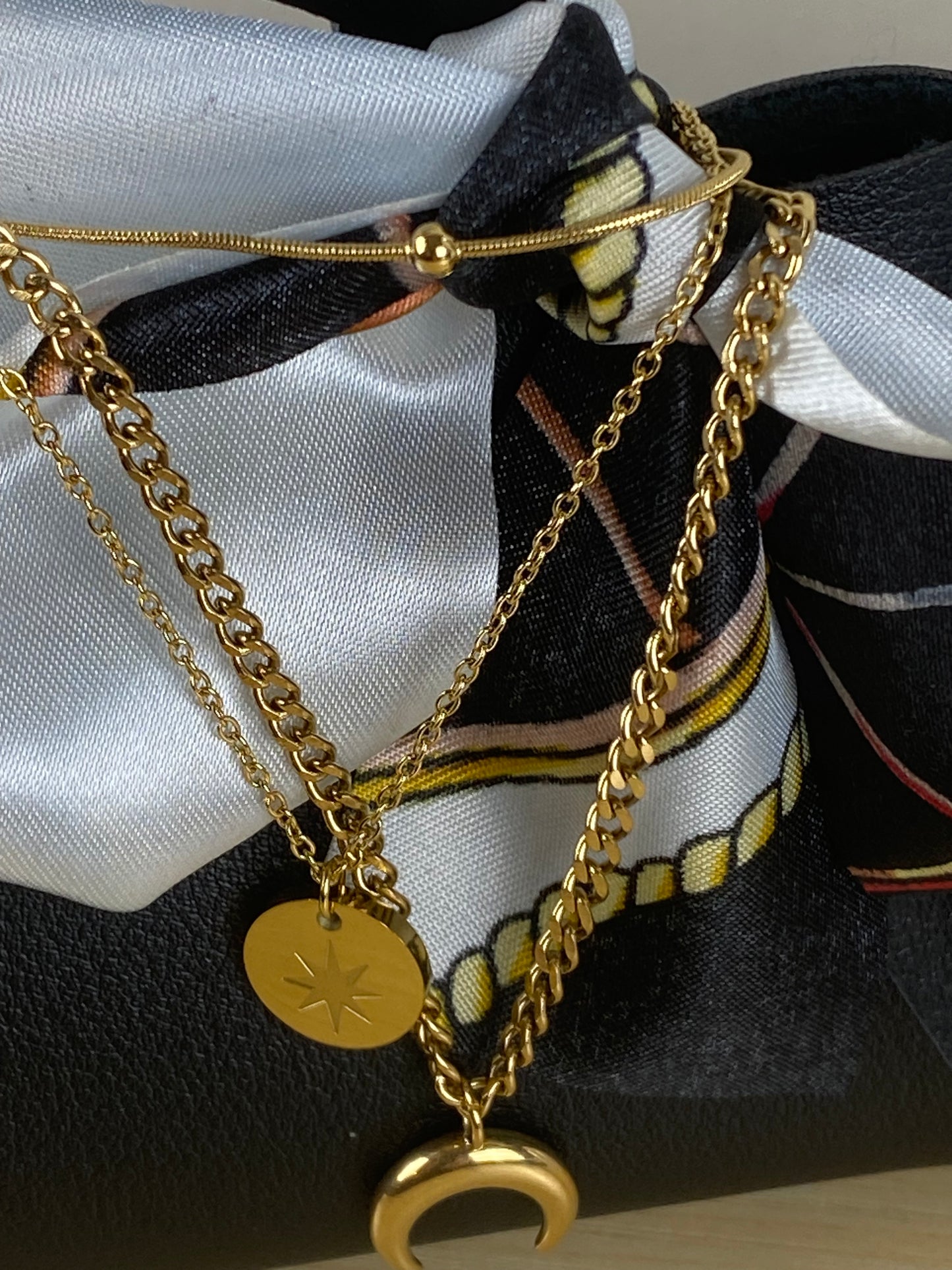 Mecklace gold-plated 90680