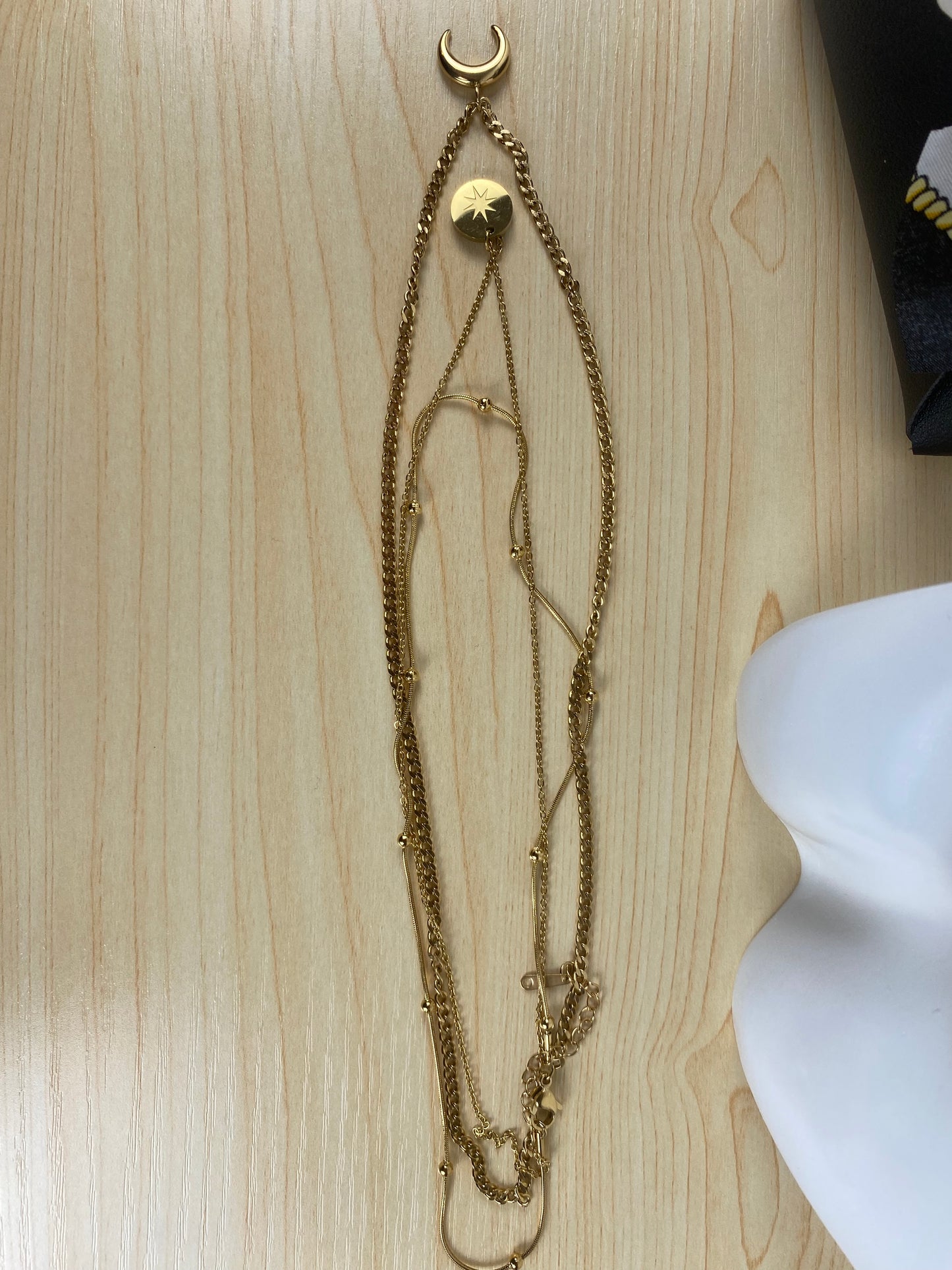 Mecklace gold-plated 90680