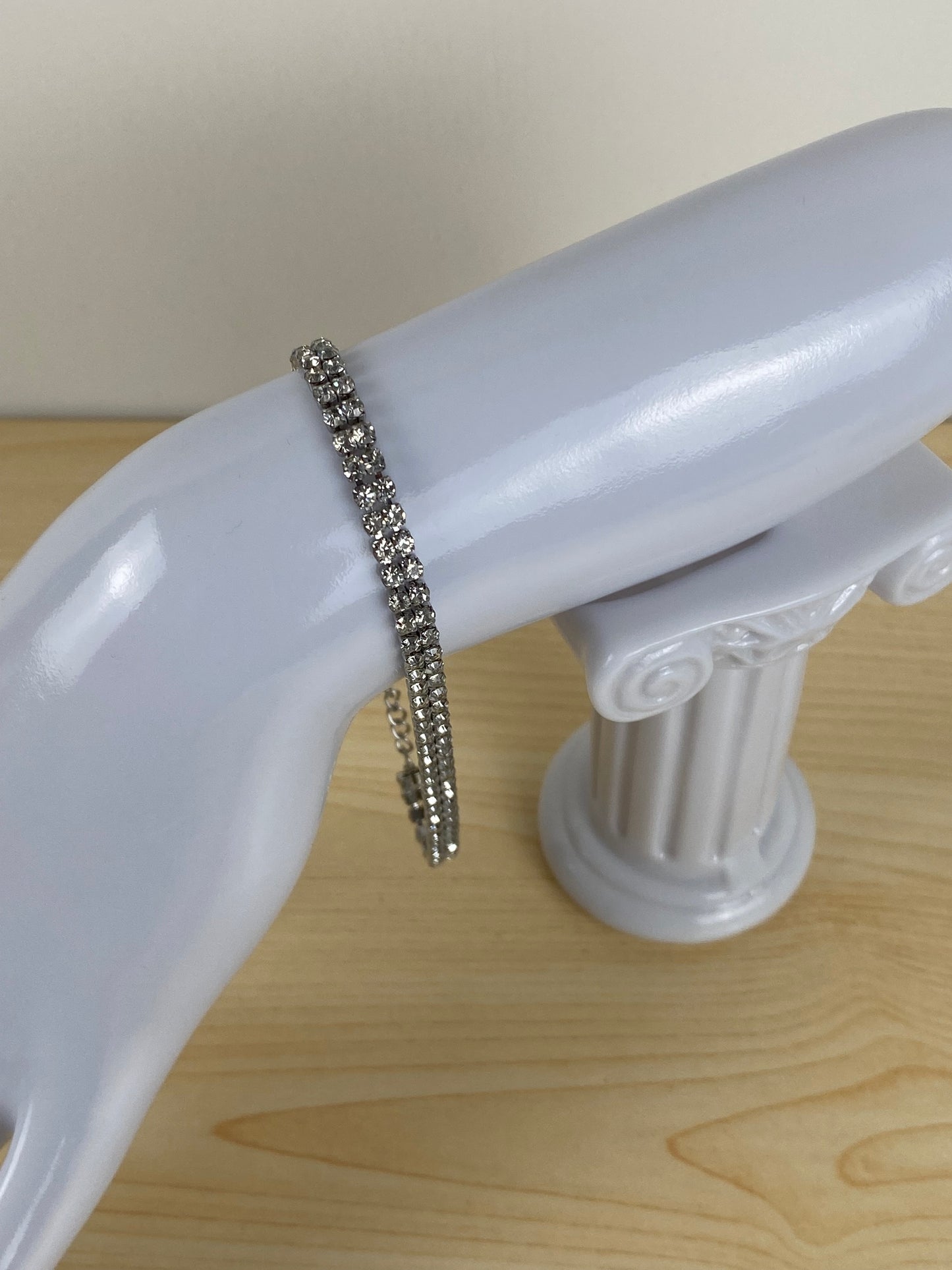 Bracelet stainless steel, cubic z, 89464