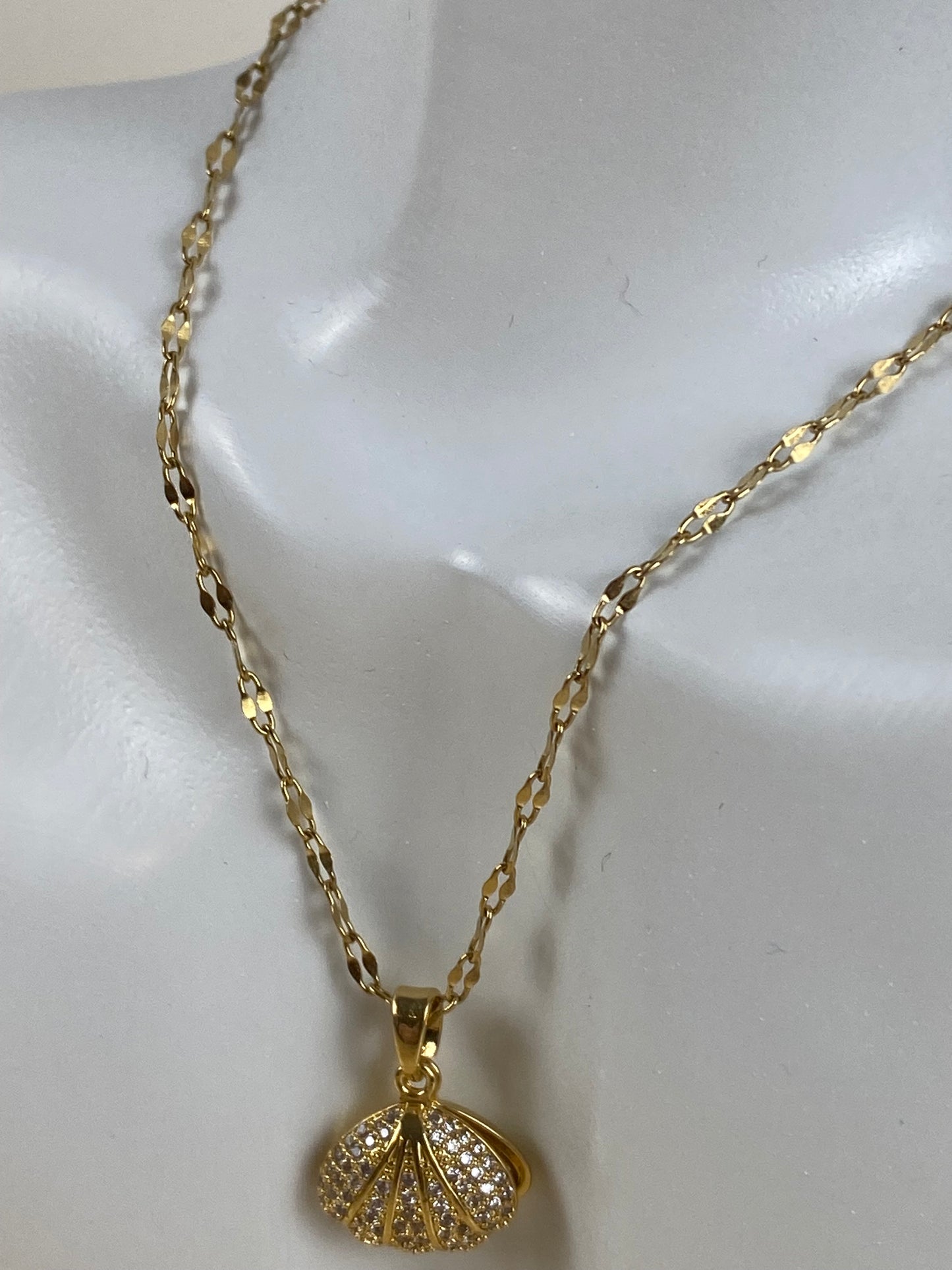 Necklace gold-plated 90373