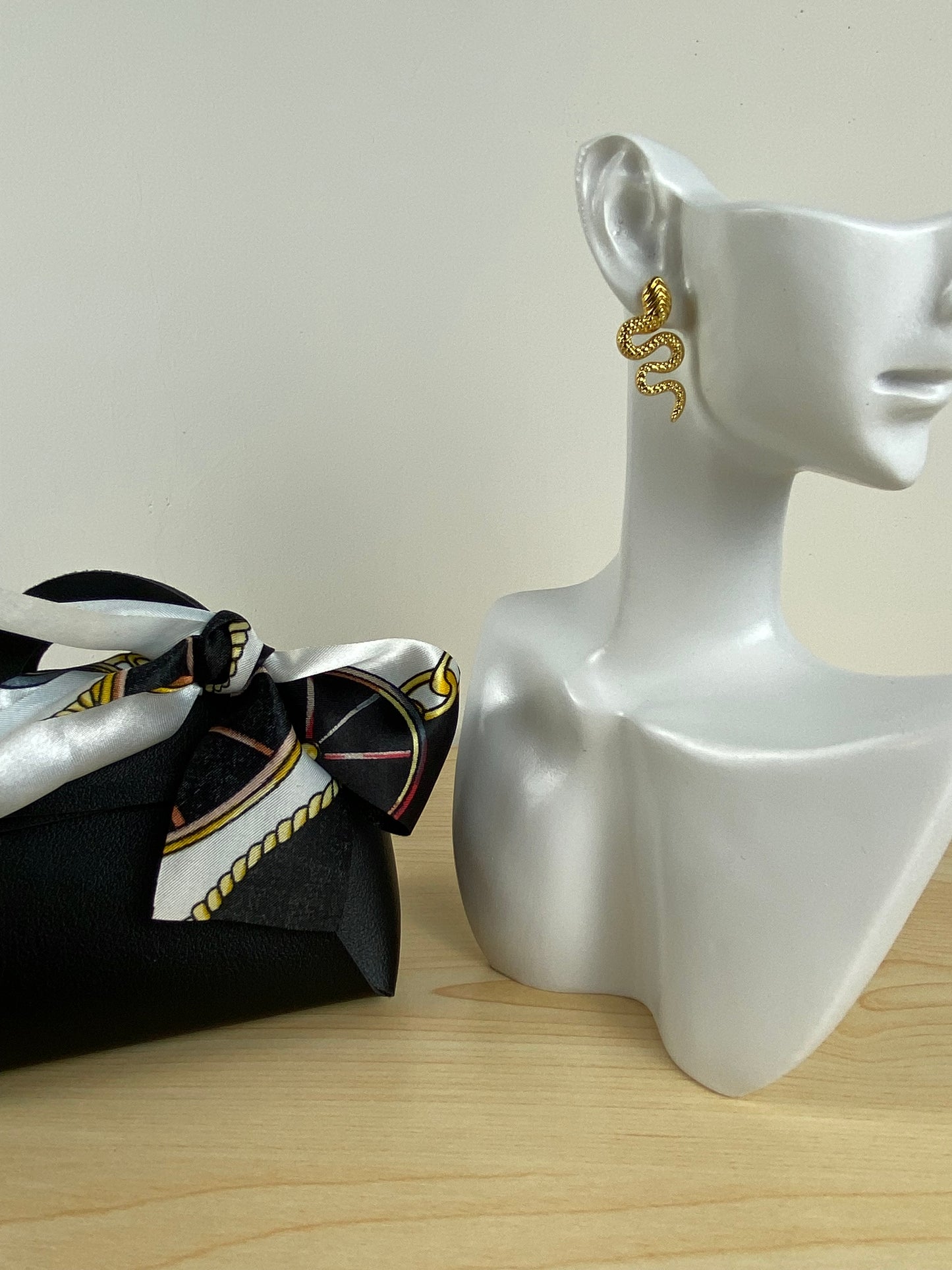 Earrings gold-plated 91344