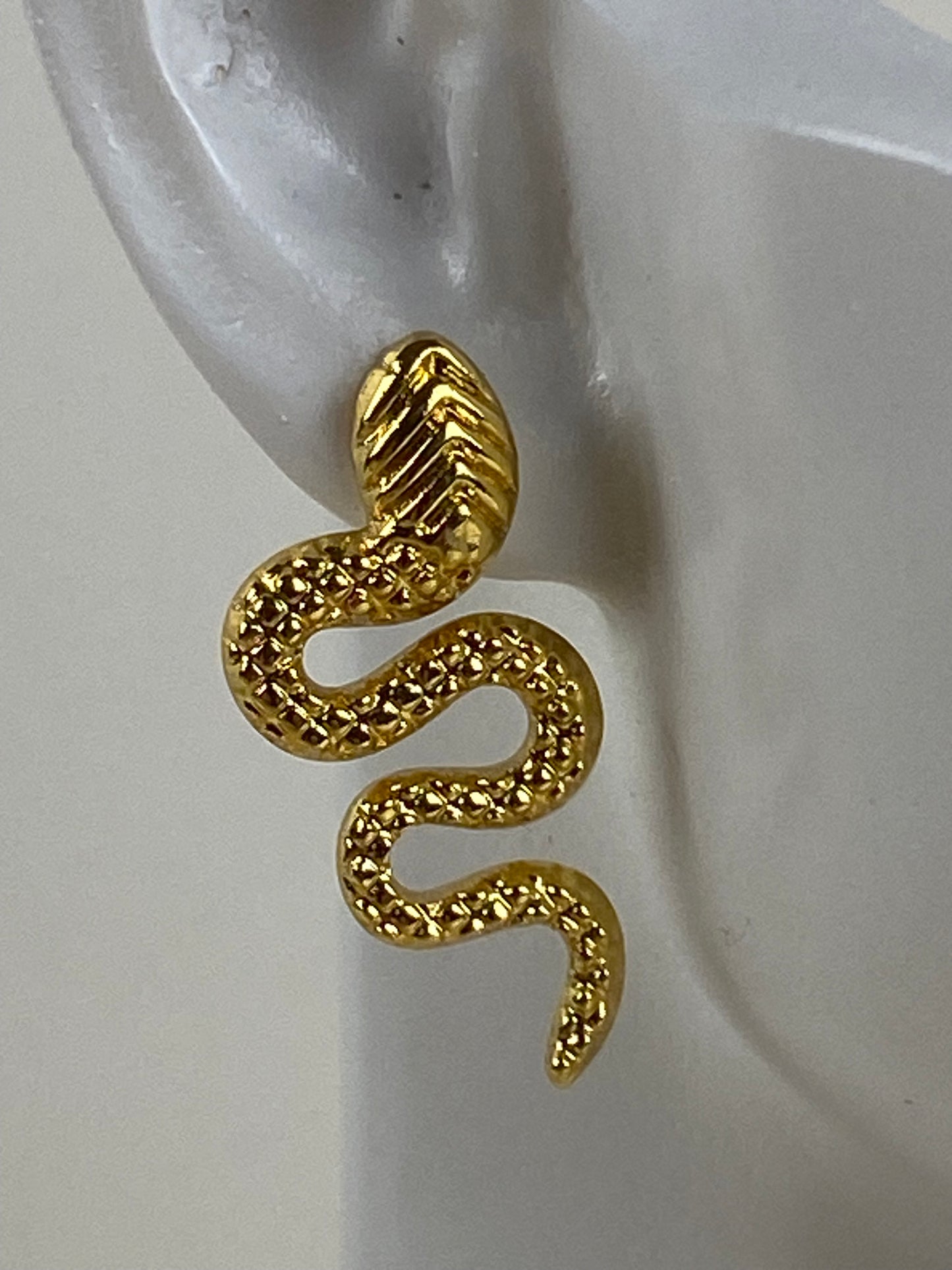 Earrings gold-plated 91344