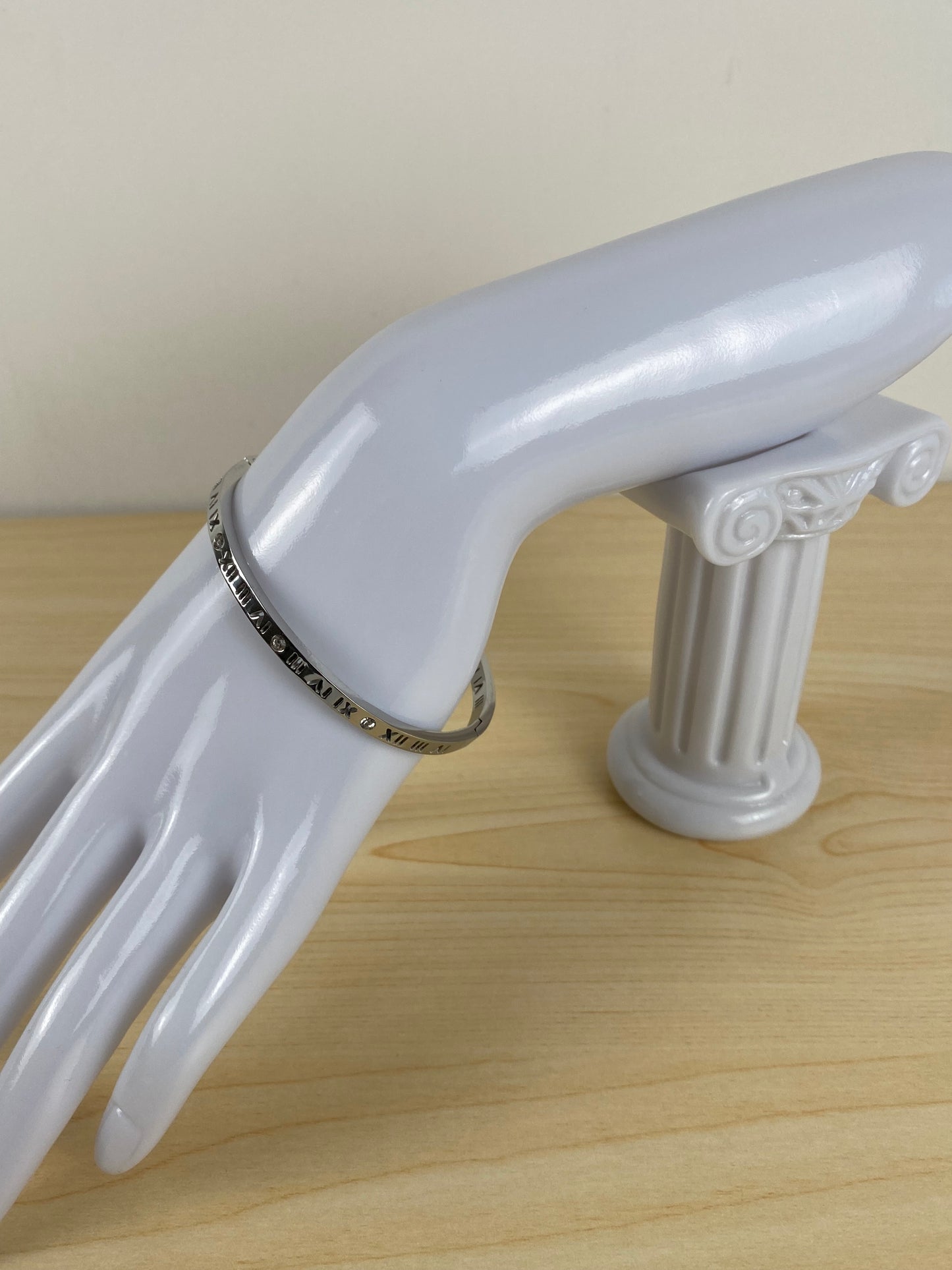 Bracelet stainless steel, cubic z, 89647