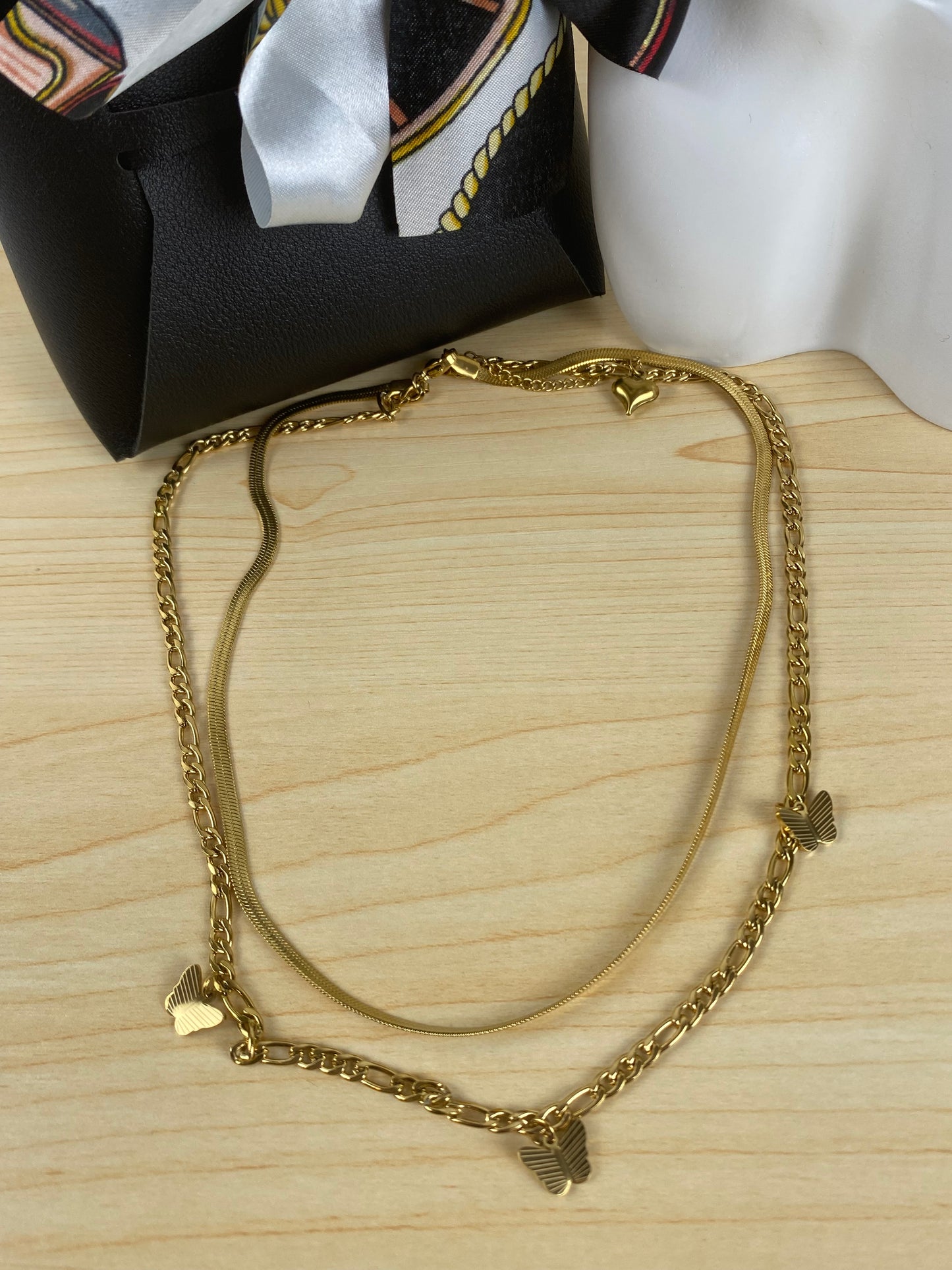 Necklace gold-plated 90390