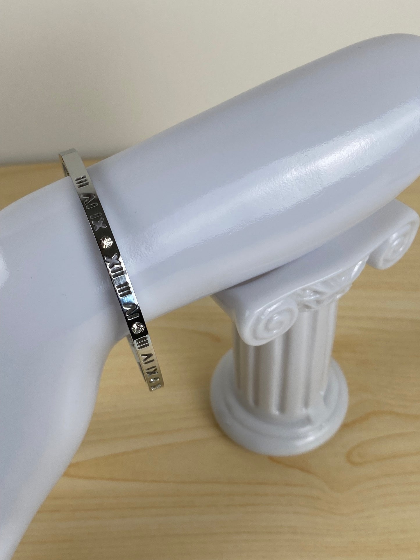 Bracelet stainless steel, cubic z, 89647