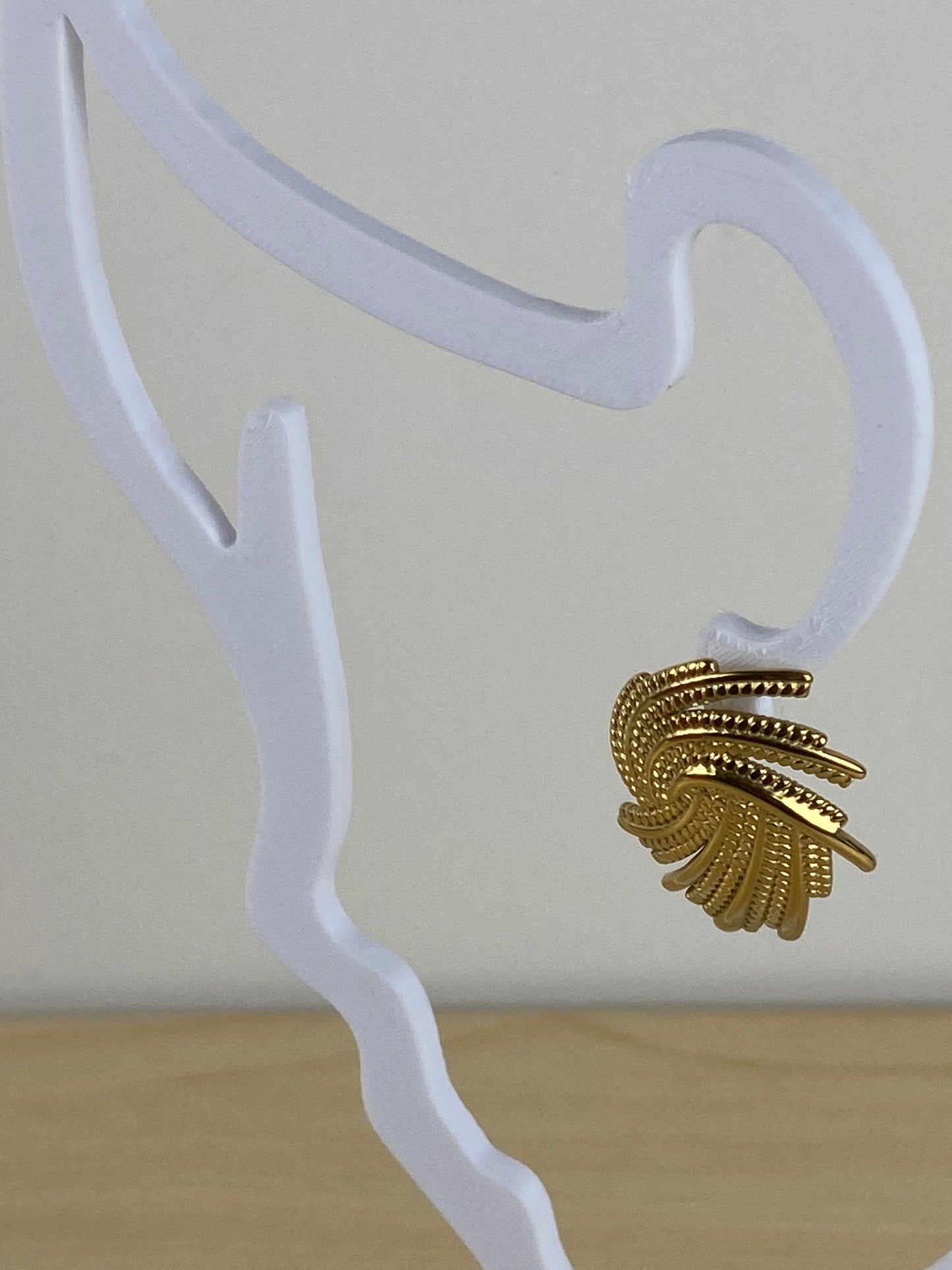 Earrings gold plated 89601