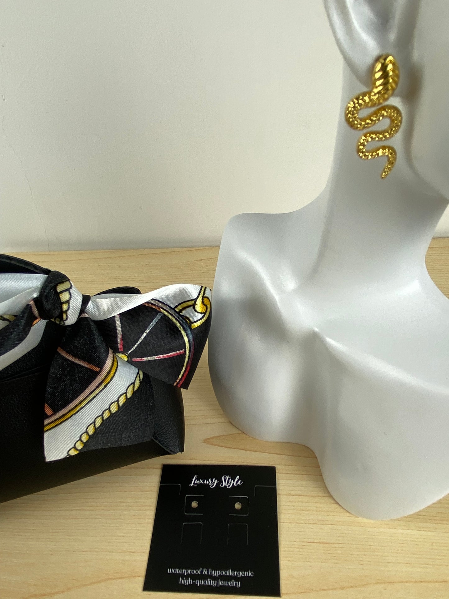 Earrings gold-plated 91344
