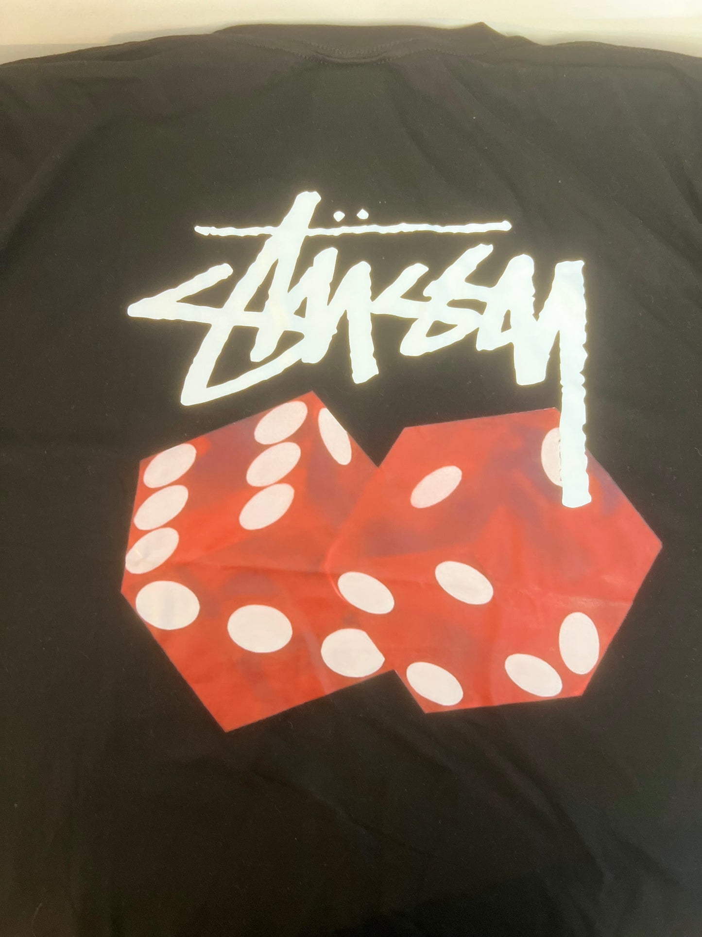Stussy red dice t-shirt