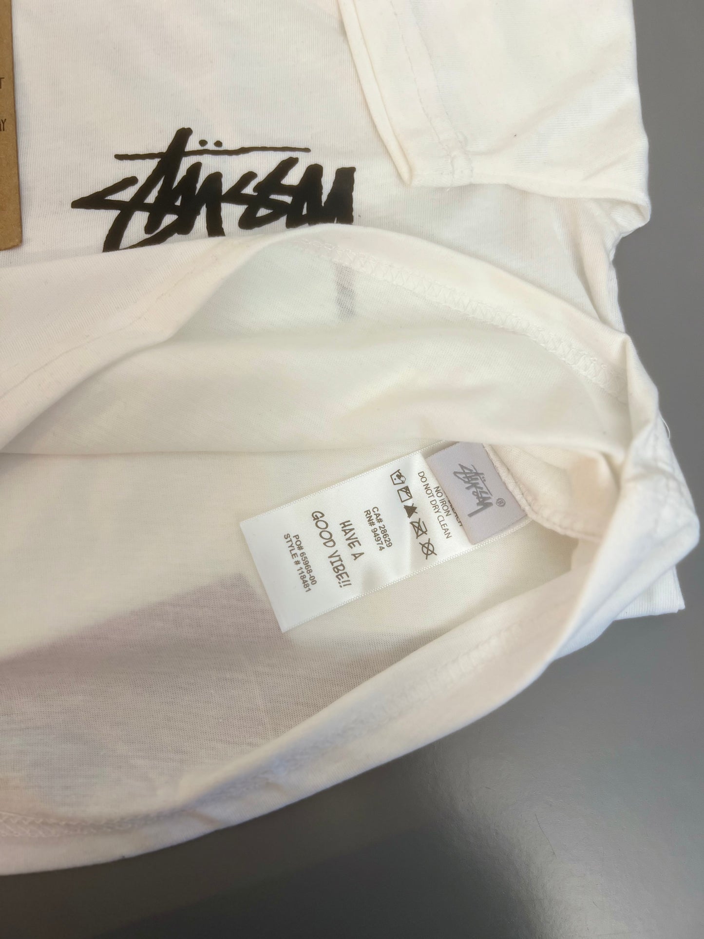 Stussy red dice t-shirt